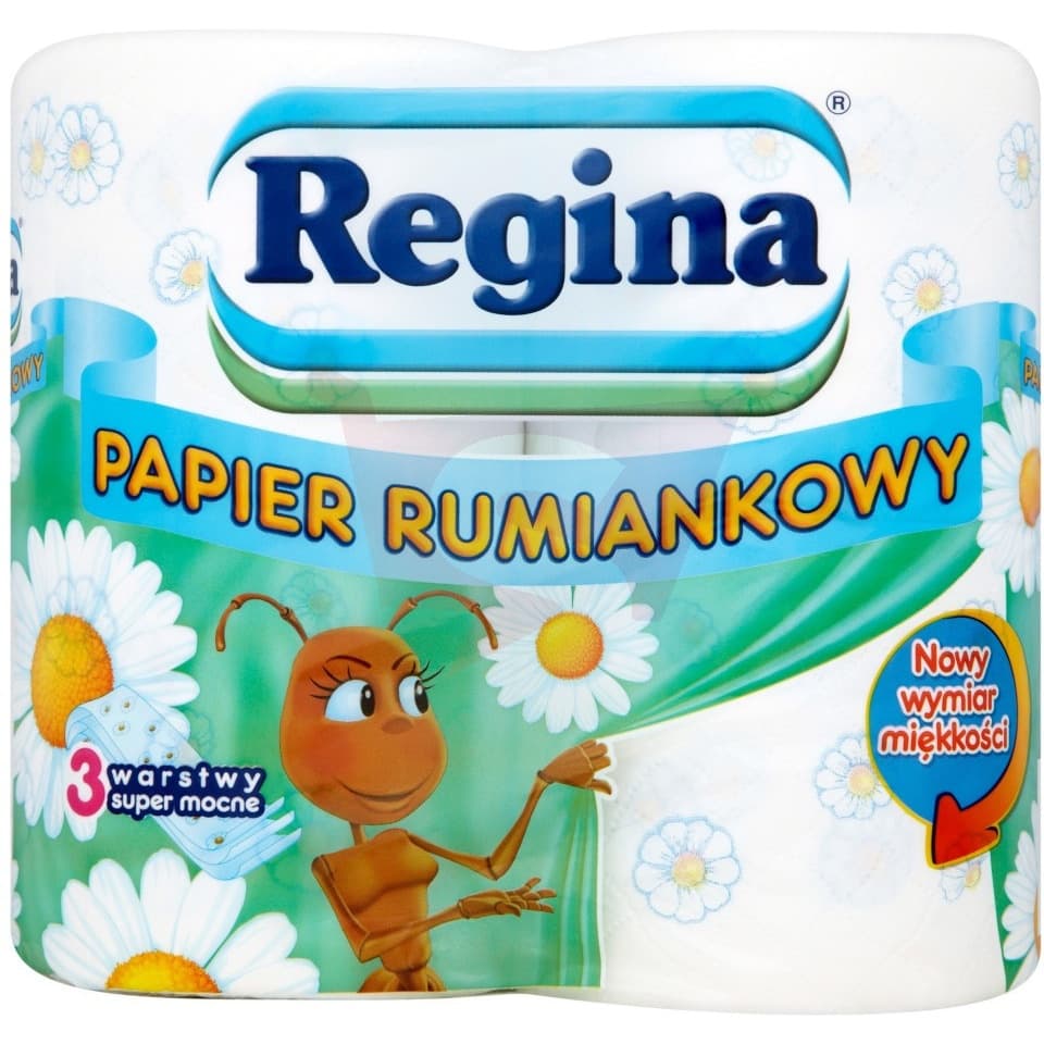 

Papier toaletowy rumiankowy 3W (4rolki) REGINA, 4rolki) regin