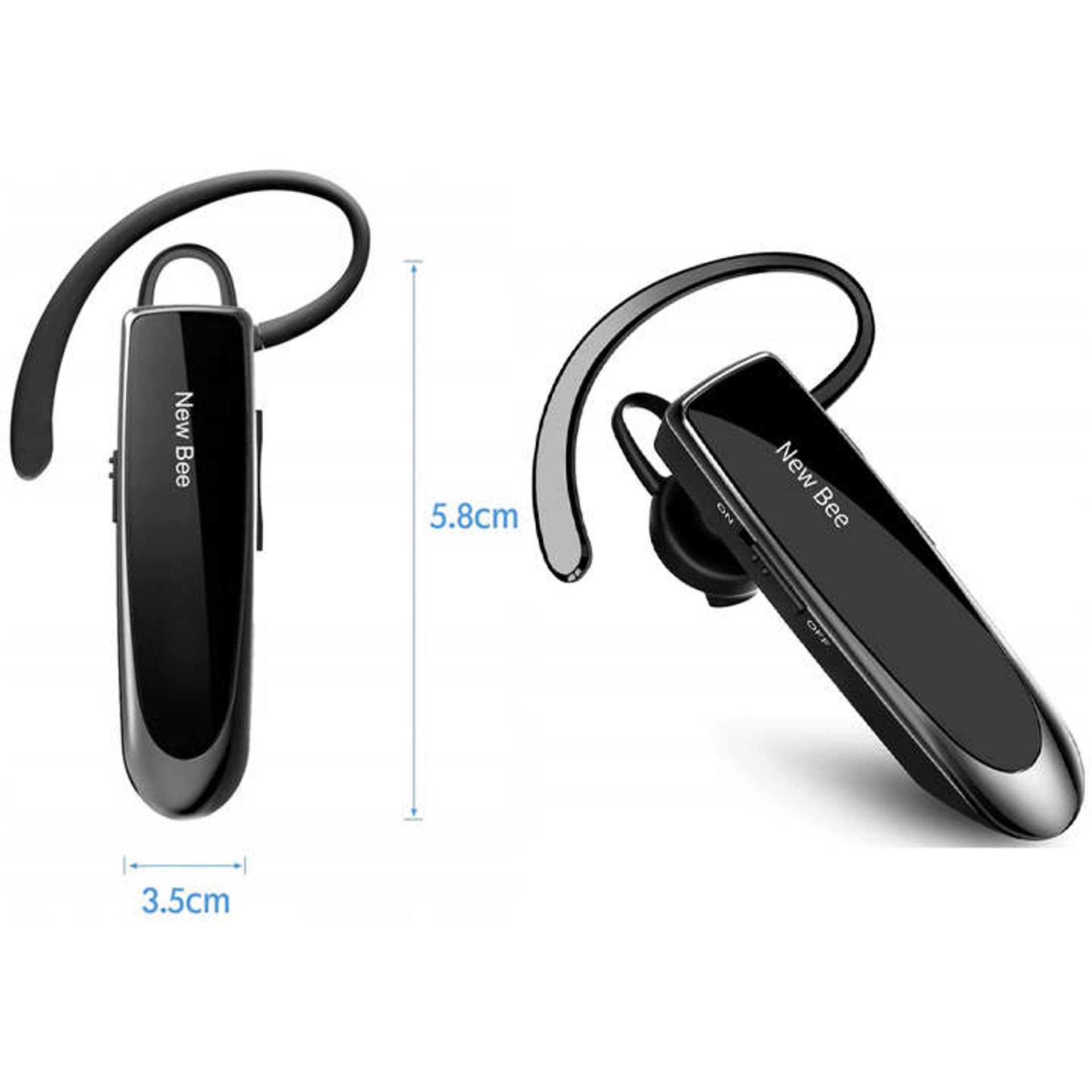 

Zestaw słuchawkowy słuchawka Bluetooth 5.0 bezprzewodowa do rozmów dla kierowcy BT do 15m czarny