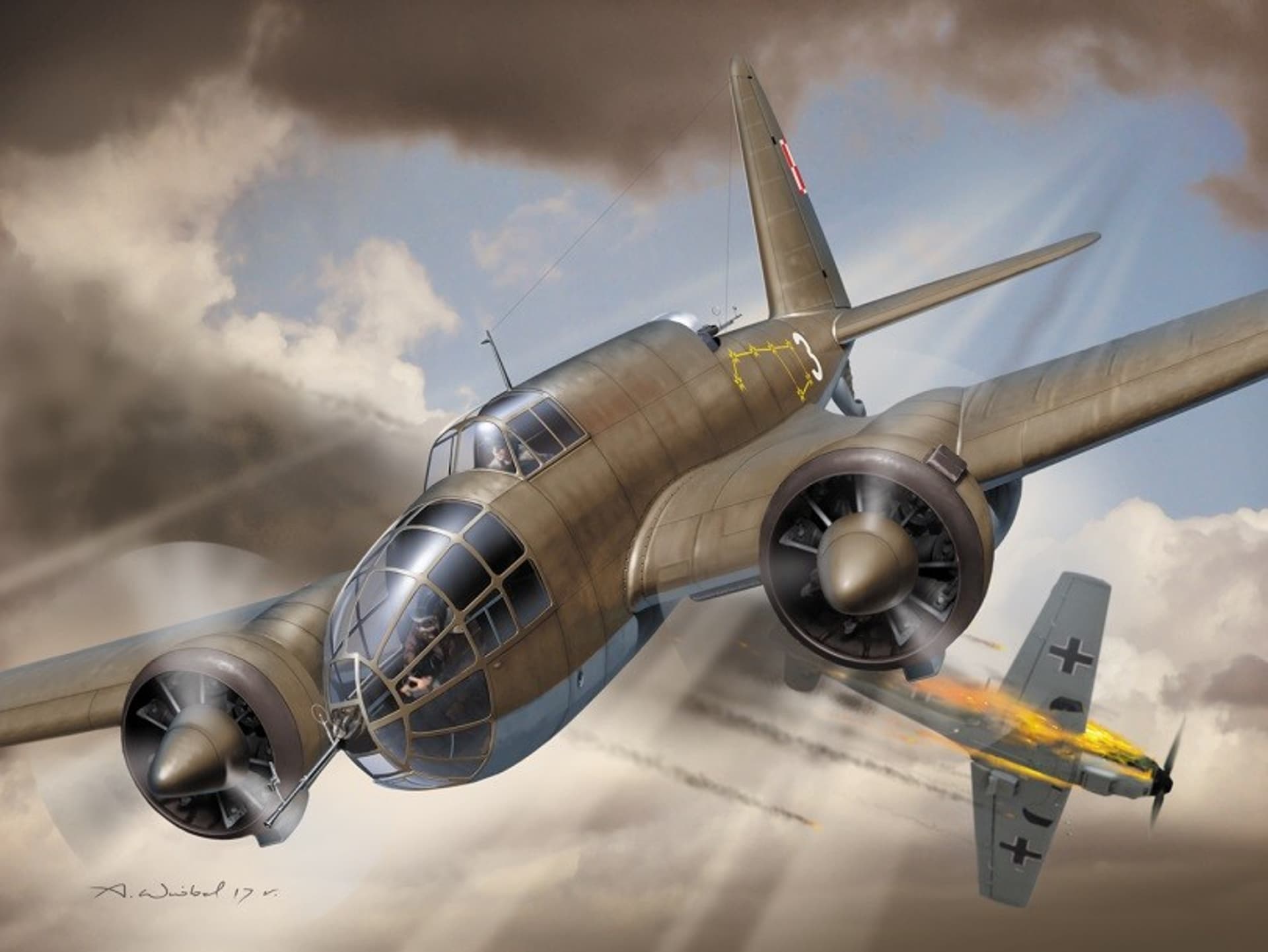 

Model plastikowy PZL.37A Łoś