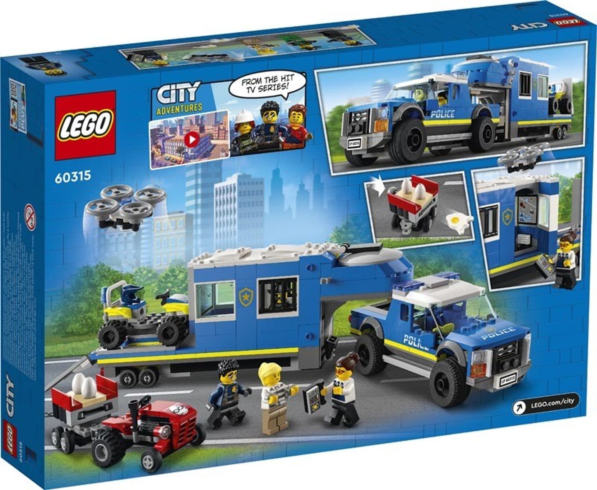 

LEGO City 60315 Mobilne centrum dowodzenia policji