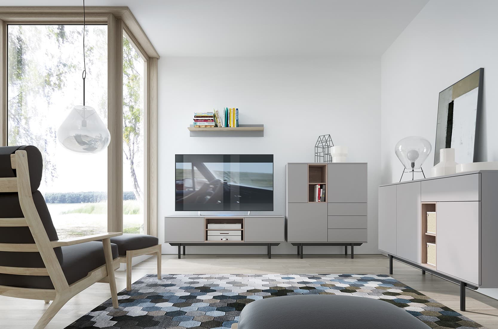 

Półka ścienna INOX IP90 szara