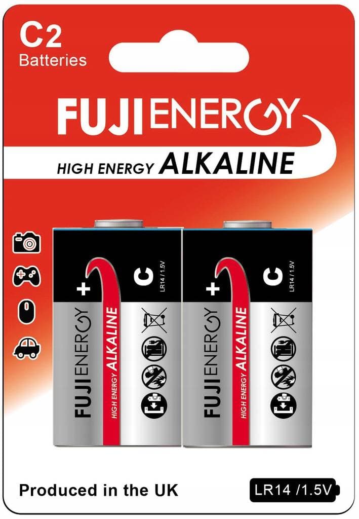 

2x BATERIA ALKALICZNA LR14 1.5V FUJIENERGY 7500mAh