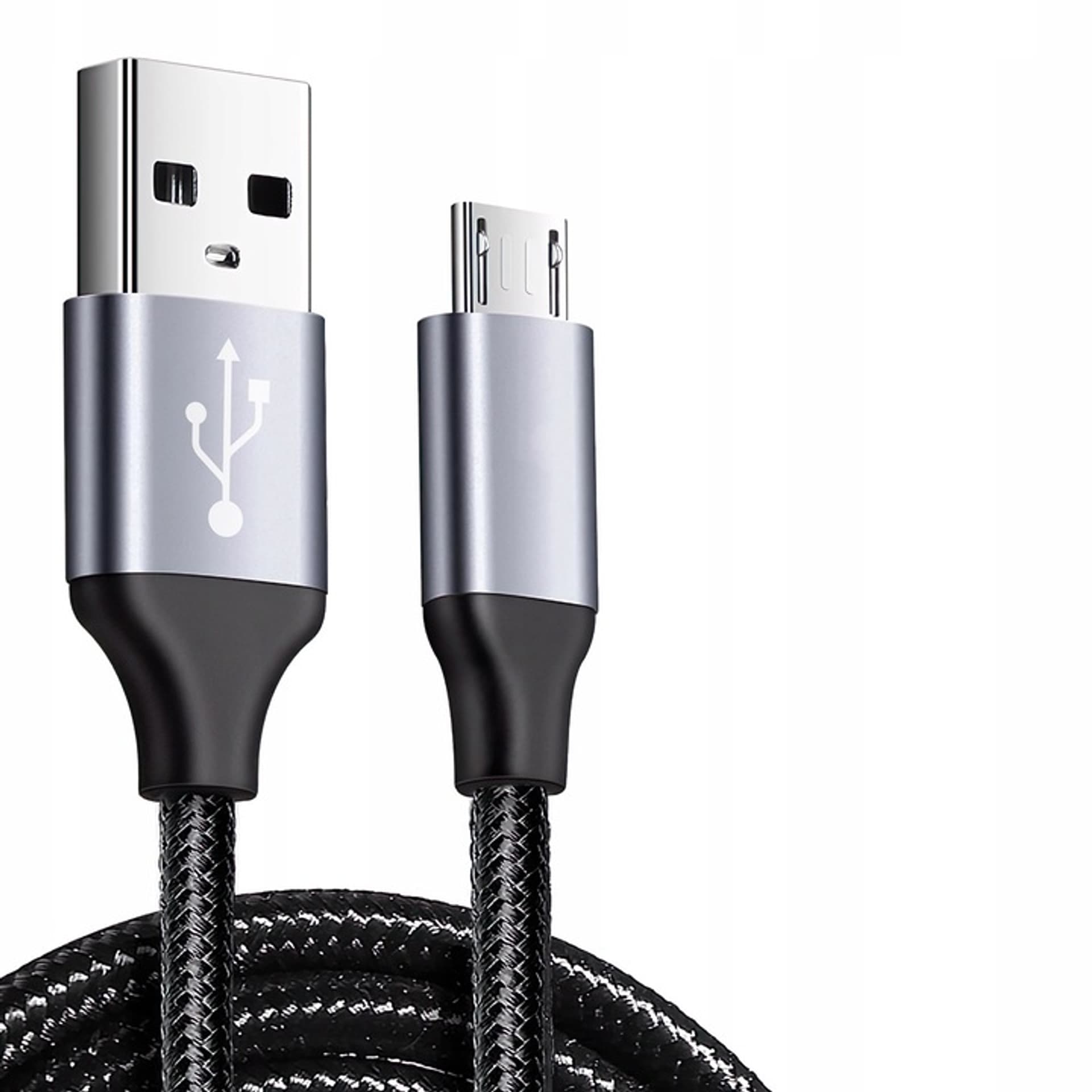 

WZMACNIANY WYTRZYMAŁY KABEL USB-A microUSB 2m 2.0