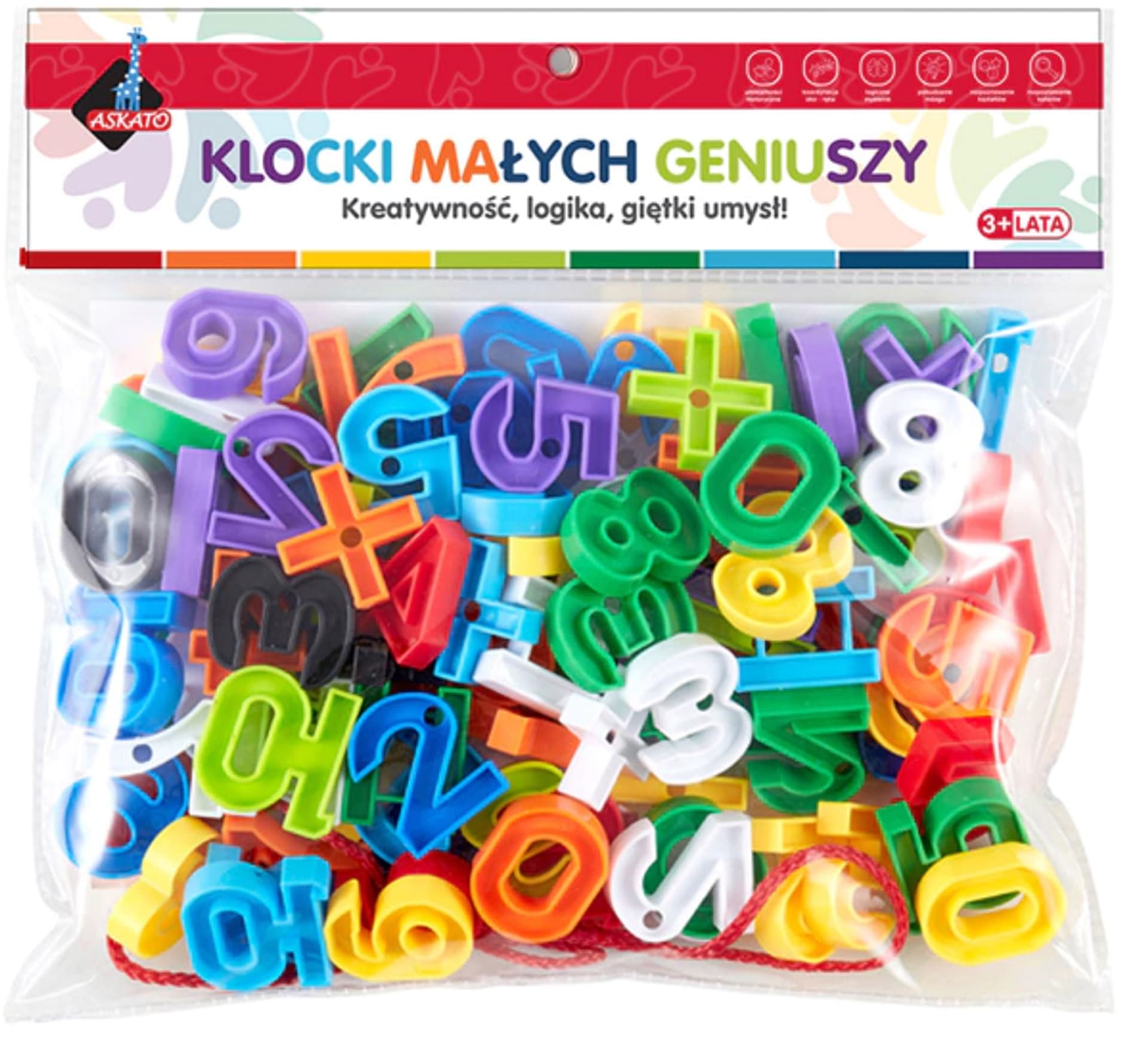 

KLOCKI MAŁYCH GENIUSZY KONSTRUKCYJNE CYFRY 100 ELE
