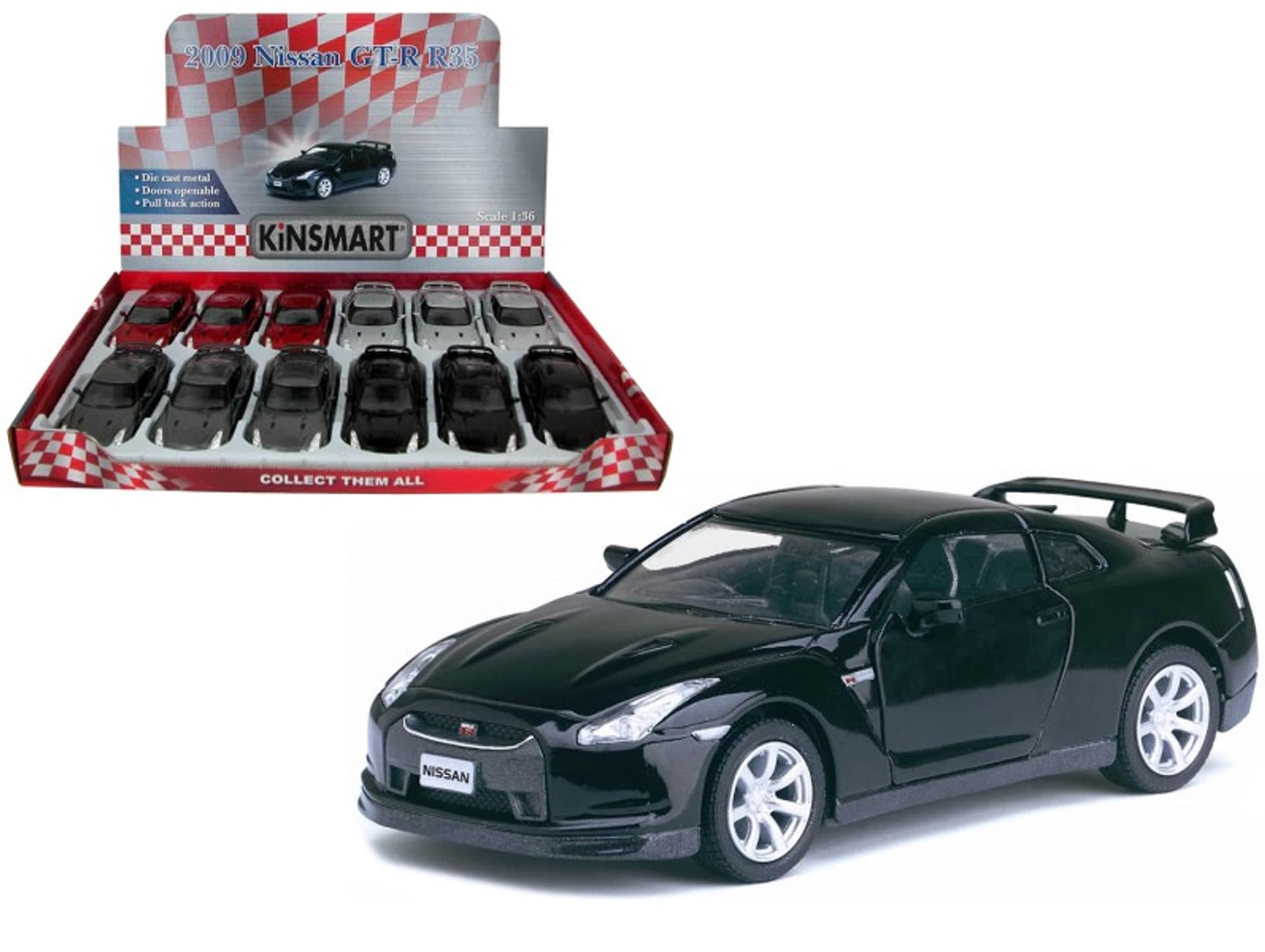 

MODEL METALOWY AUTO KOLEKCJA 2009 NISSAN GT-R R35