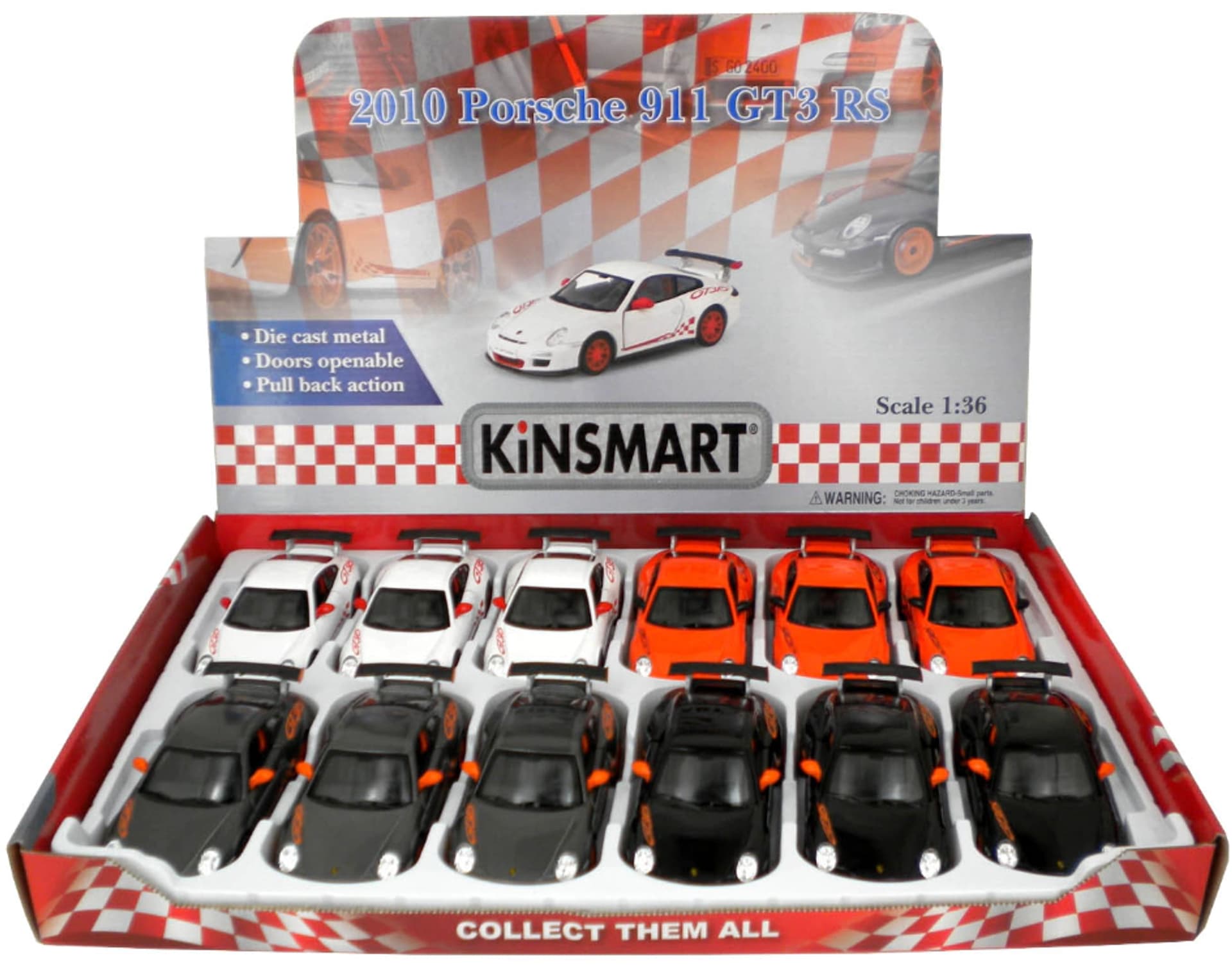 

MODEL AUTO METALOWE 2010 PORSCHE 911 GST RS 1:36
