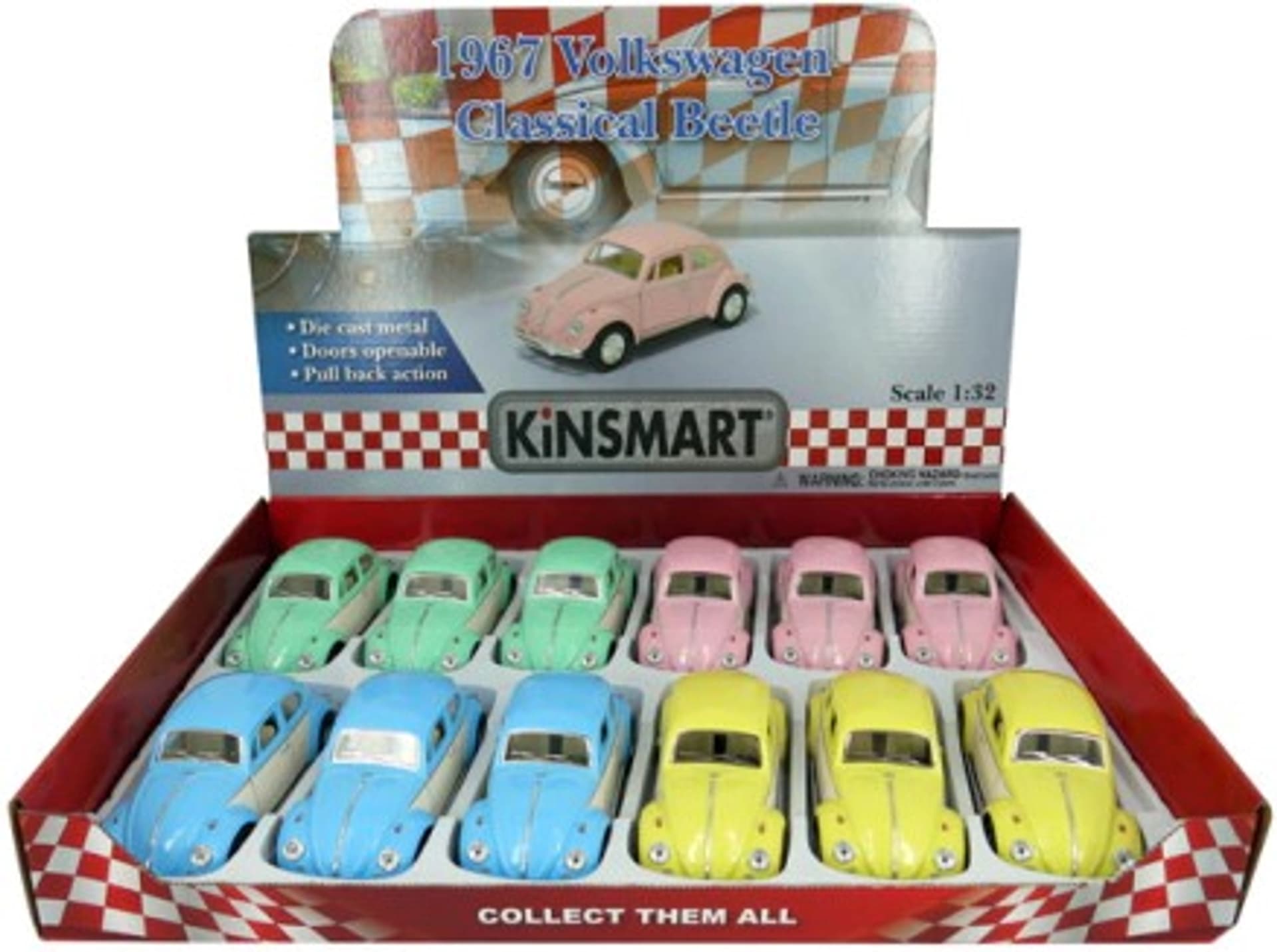 

MODEL METALOWY 1967 VOLKSWAGEN CLASSIC BETTLE 1:32