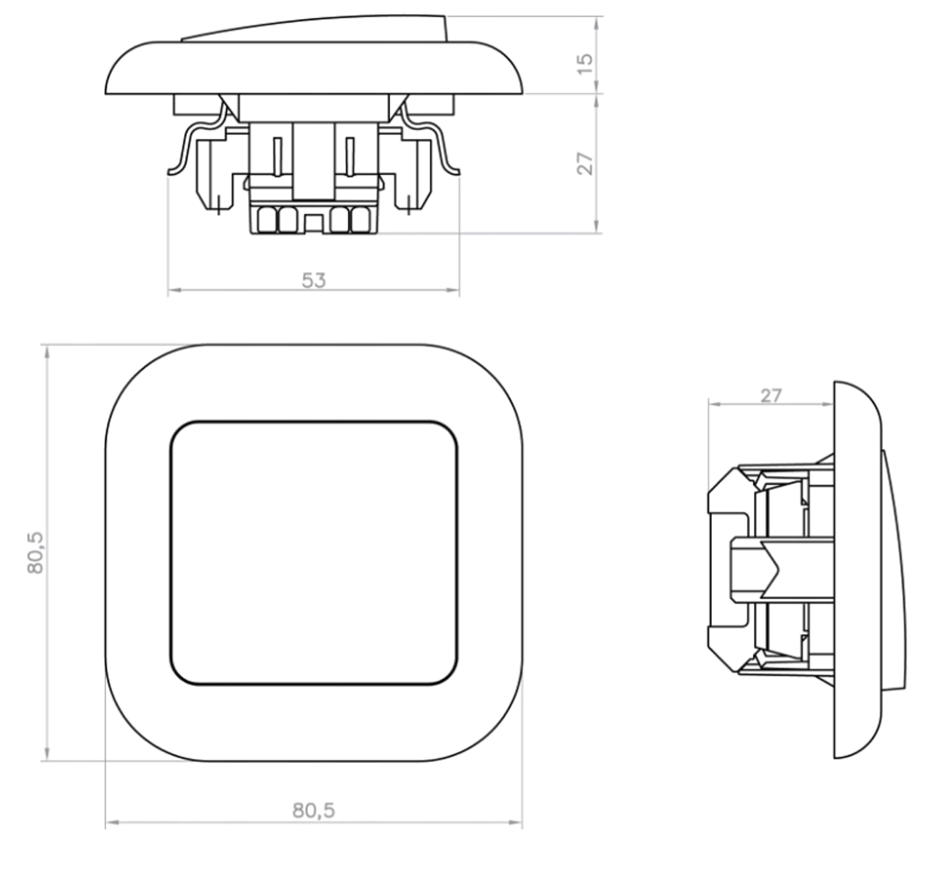 

WŁĄCZNIK ŚWIATŁA POJEDYNCZY ŁĄCZNIK KRZYŻOWY