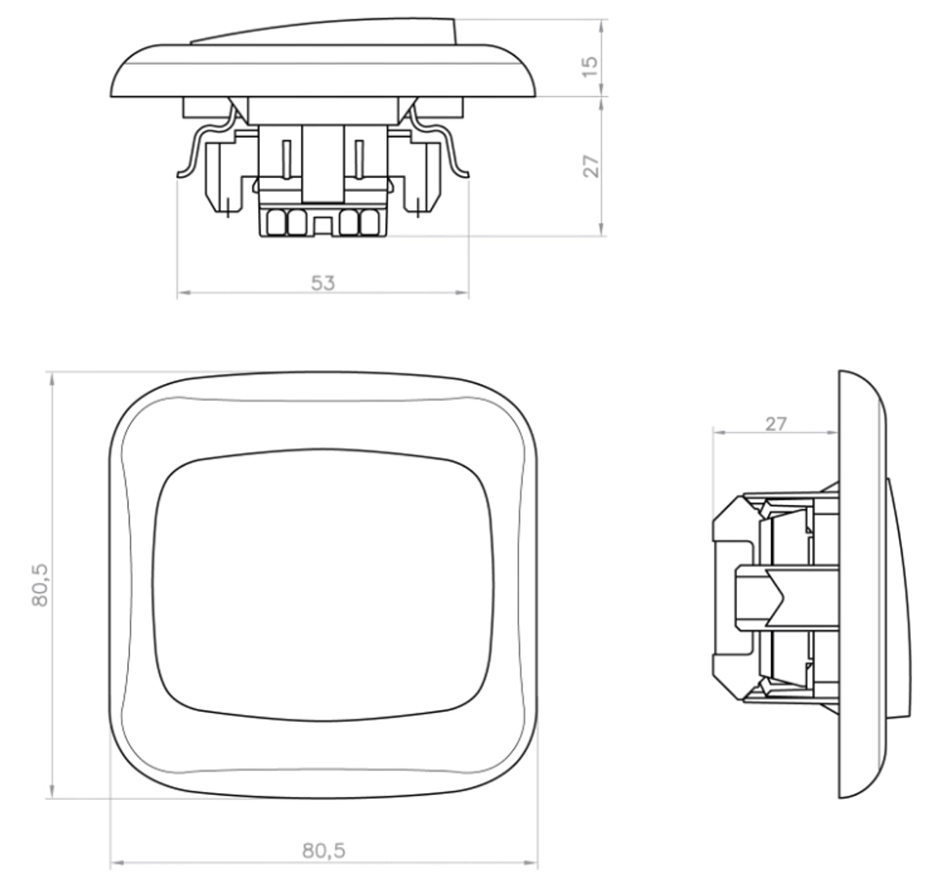

WŁĄCZNIK ŚWIATŁA PODWÓJNY ŁĄCZNIK ŚWIECZNIKOWY