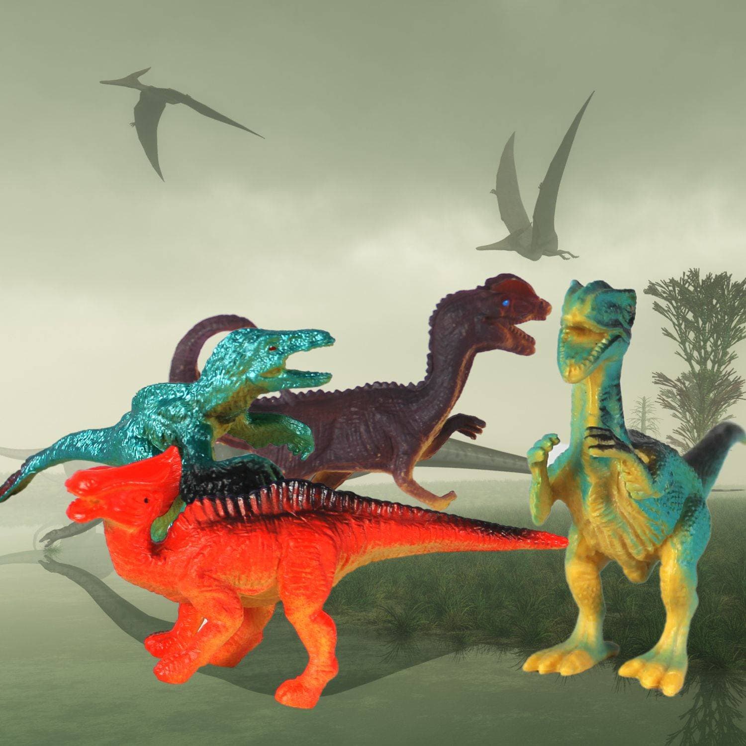 

ZESTAW DINOZAURÓW 4 SZTUKI