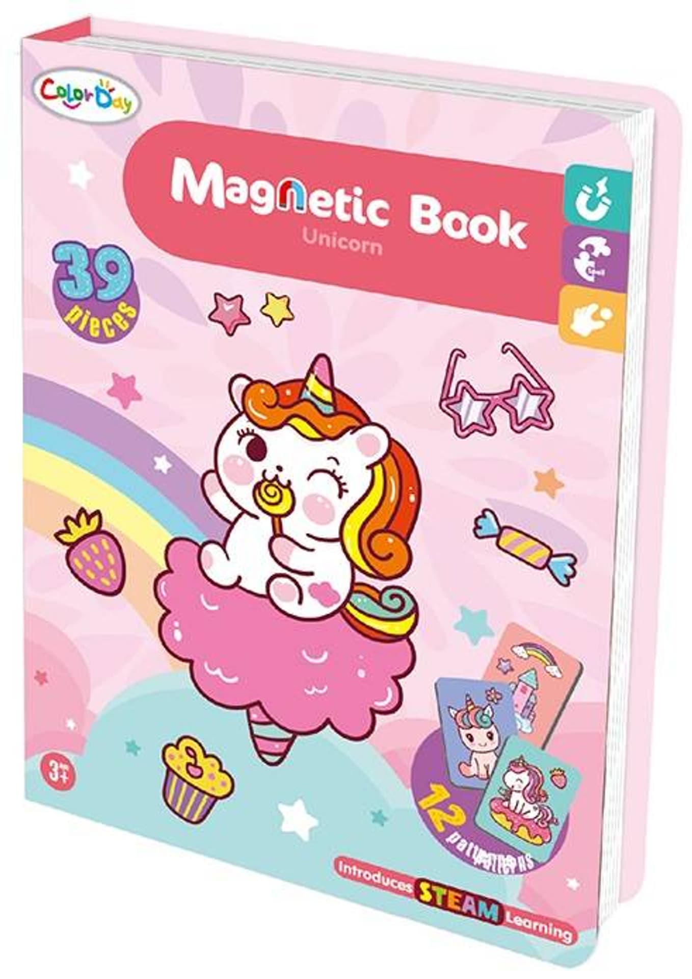 

KSIĄŻKA MAGNETYCZNA JEDNOROŻCE 39 ELEM.