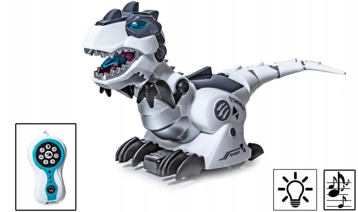 

TREX DINOZAUR ZDALNIE STEROWANY RYCZY ŚWIATŁO RUCH