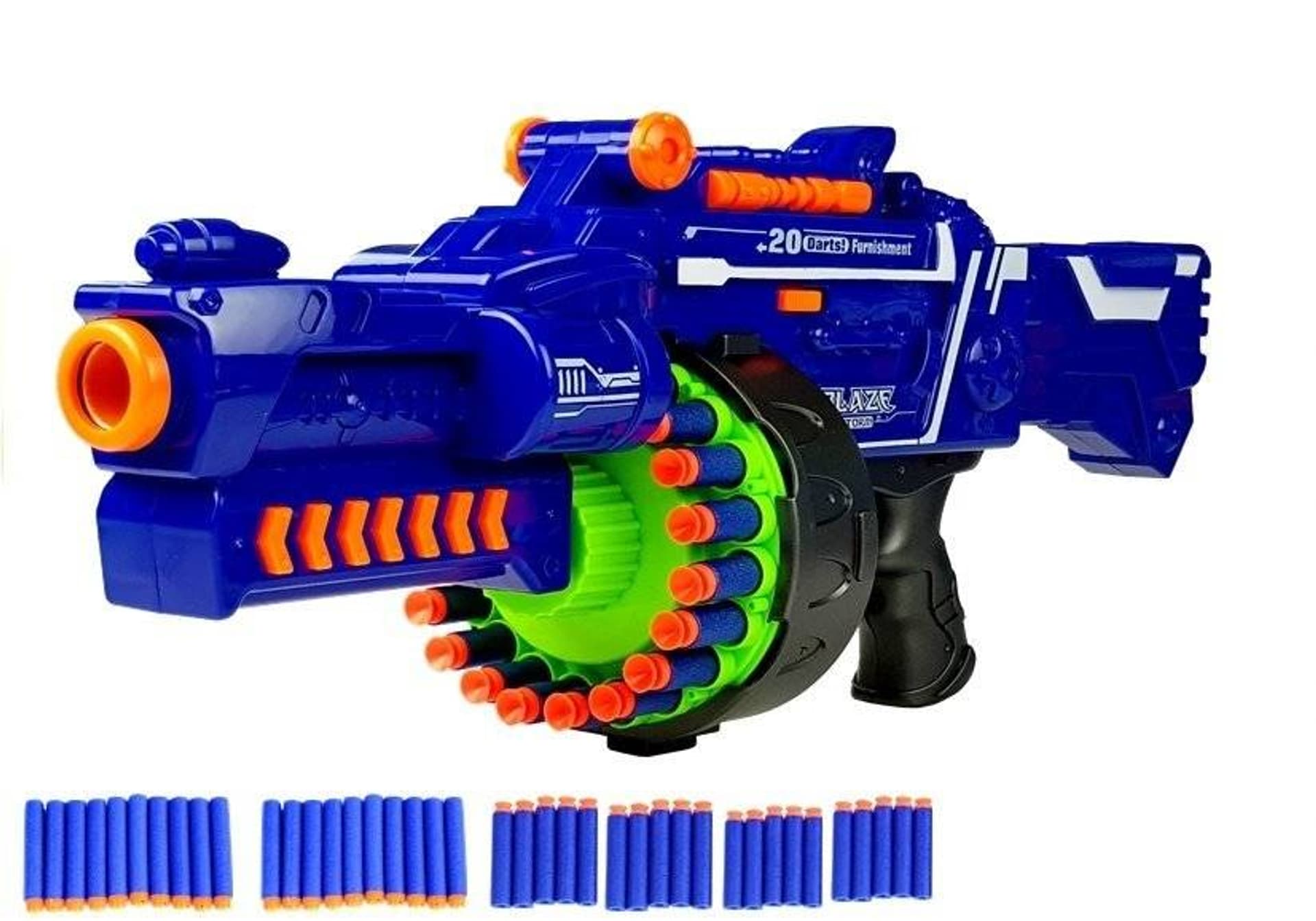 

PISTOLET KARABIN TURBO MAGAZYN MEGA BRON STRZAŁKI