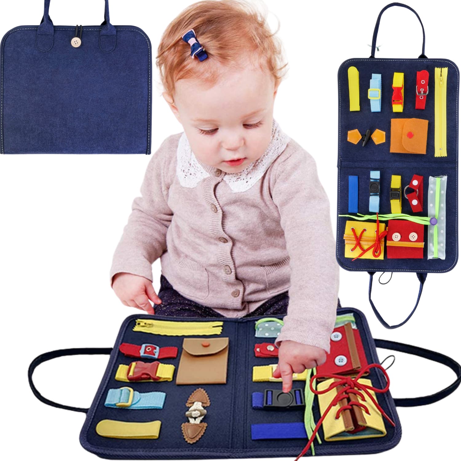 

TABLICA MANIPULACYJNA SENSORYCZNA MONTESSORI XXL