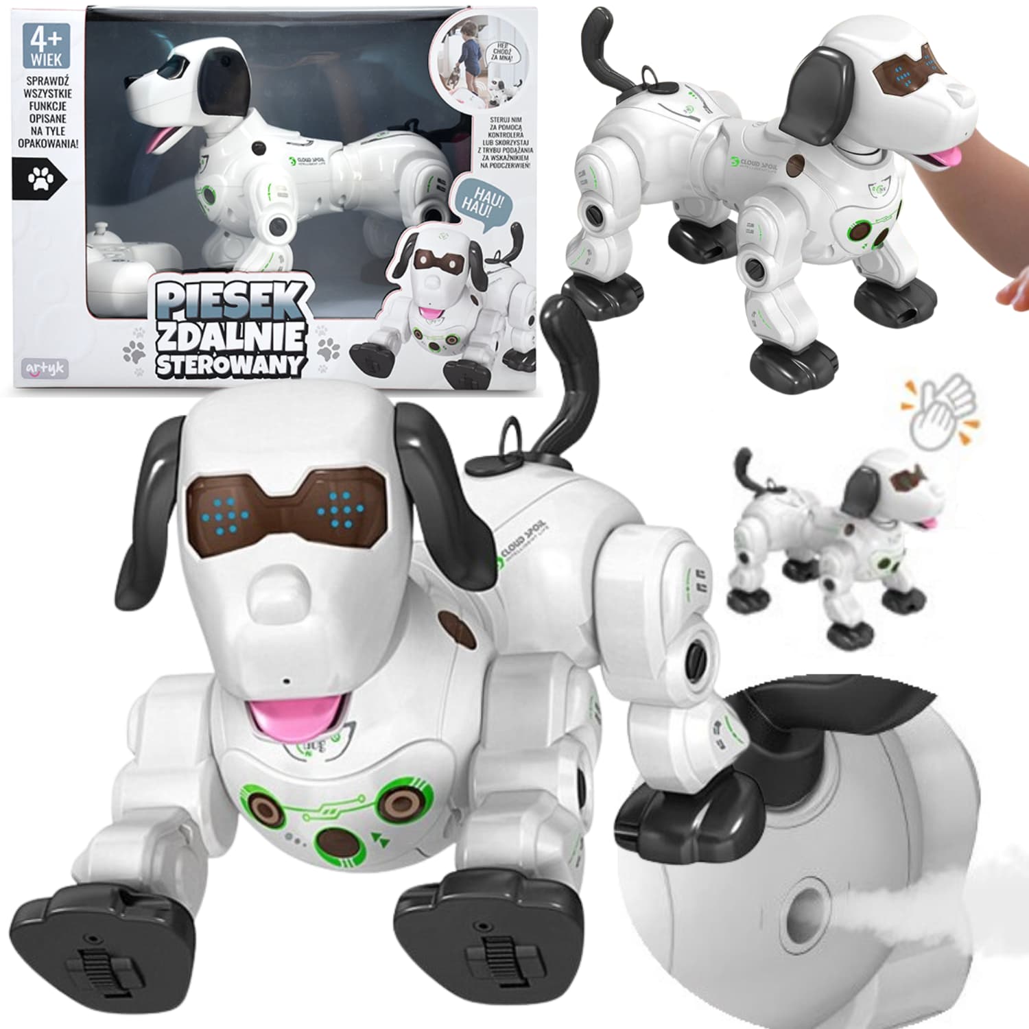 

PIESEK ROBOT INTERAKTYWNY CHODZI PUSZCZA BĄKI PARA