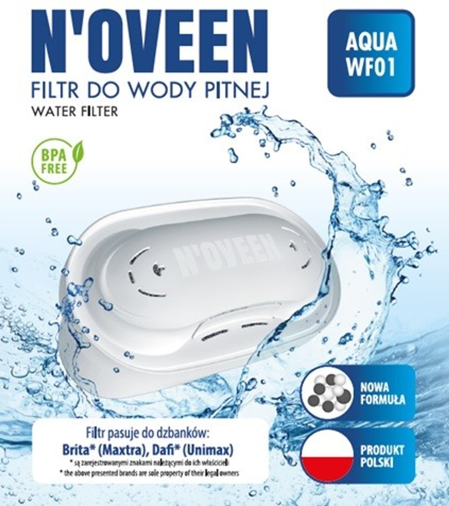 

AQUA WF01 FILTR MEMBRANOWY/BRITA MAXTRA, DAFI UMINAX