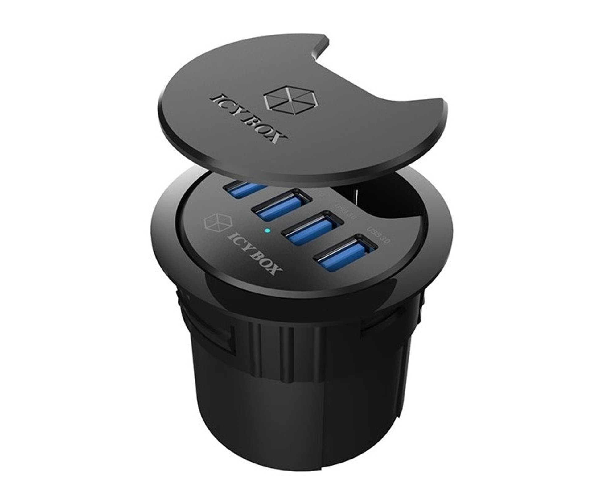 

IB-HUB1403 HUB biurkowy 60mm