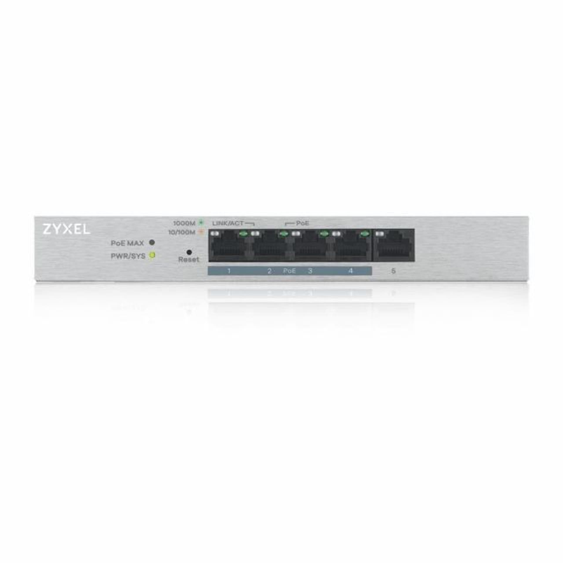 

GS1200-5HPV2-EU0101F smart switch 5xGigabit 4xPOE 60W