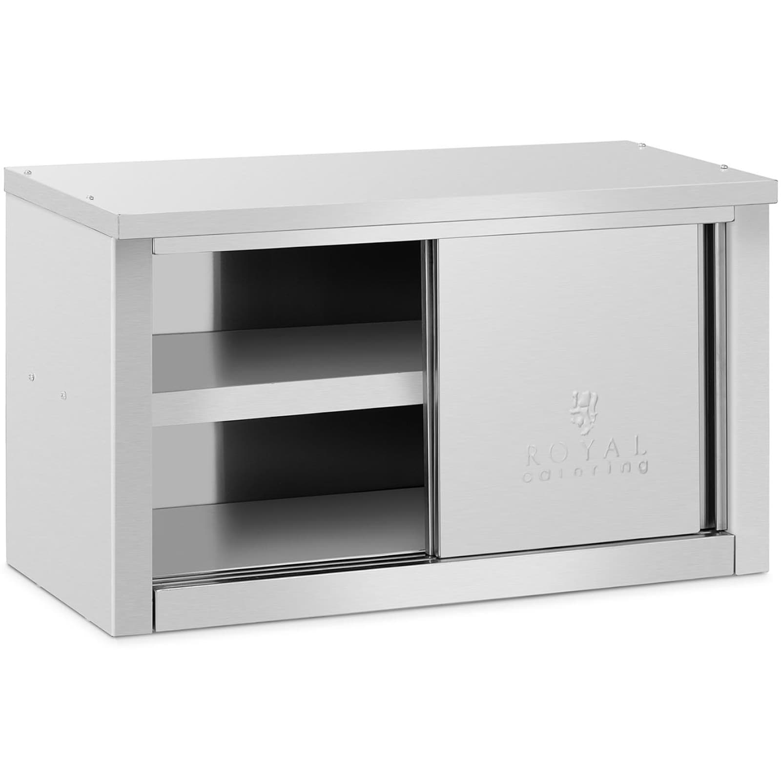 

Szafa ścienna gastronomiczna z drzwiami przesuwanymi STAL 120 kg 90 x 40 x 50 cm