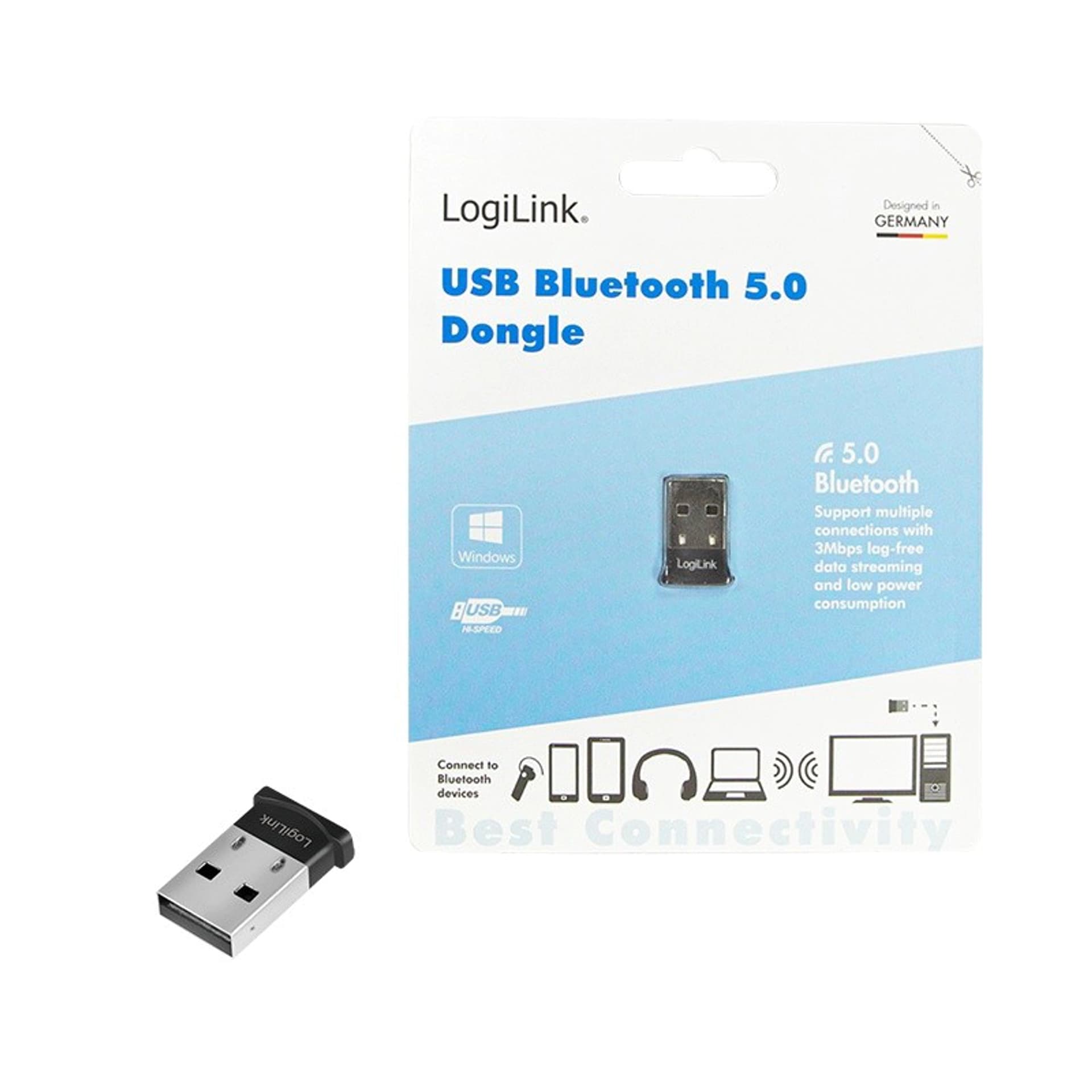 

Karta sieciowa bezprzewodowa LOGILINK Adapter Bluetooth 5.0 na USB BT0058
