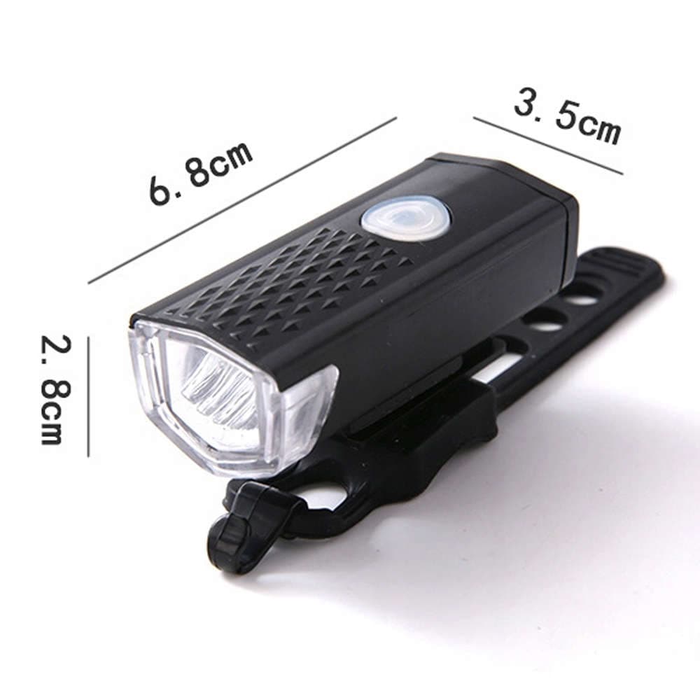 

Lampka rowerowa na kierownicę Wodoodporna lampa na rower akumulator + Lampka tylna LED