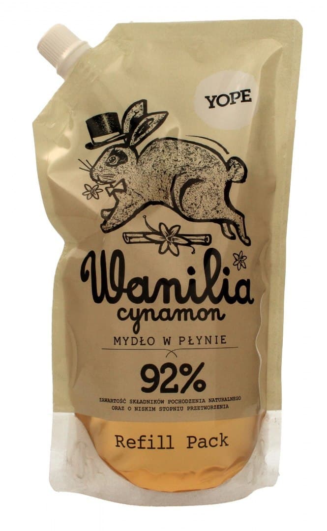

YOPE Mydło w płynie WANILIA i CYNAMON Doypack 500ml