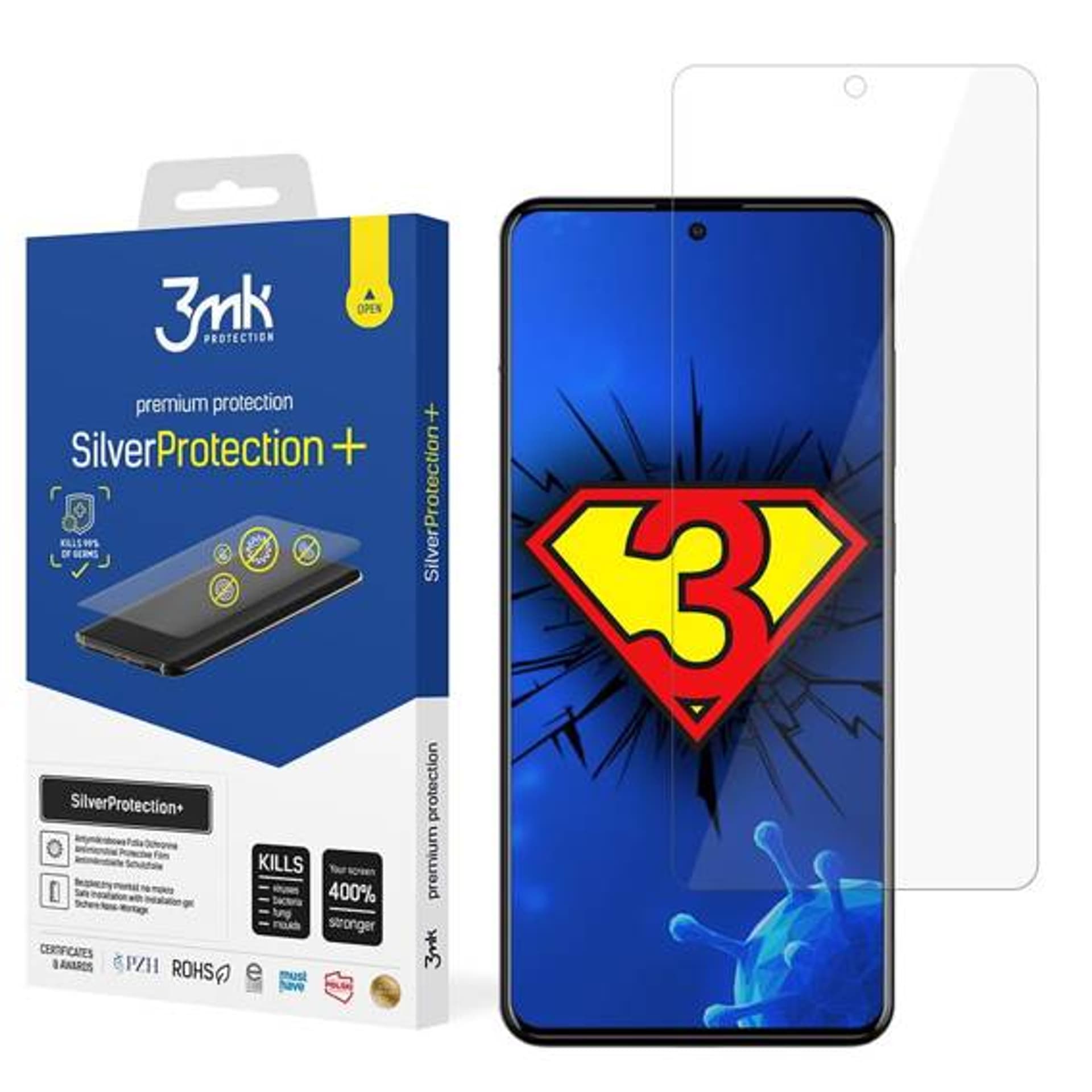

Szkło Hartowane SAMSUNG GALAXY A51 5G 3MK SilverProtection+