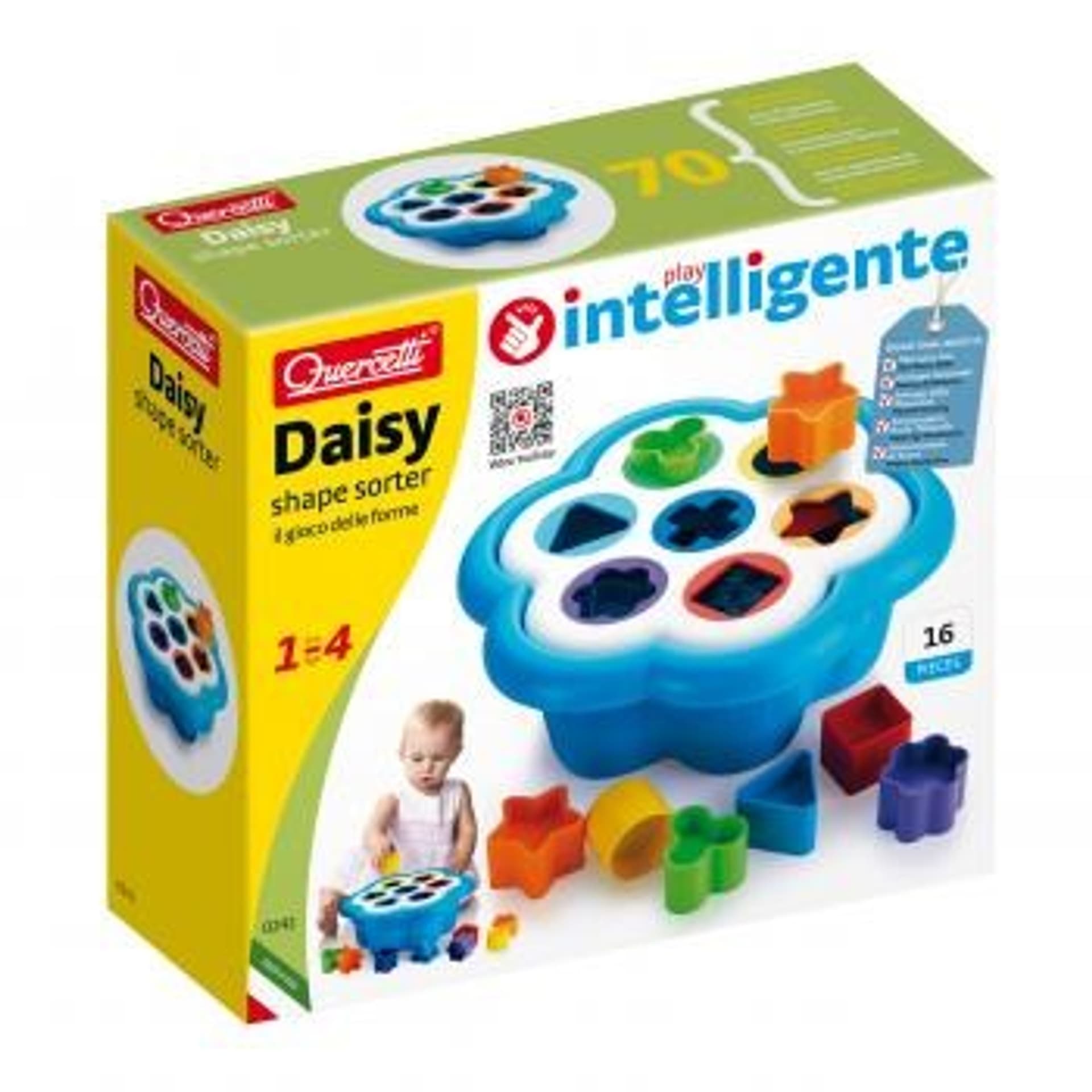 

Quercetti Sorter Daisy Box Kształty 16 elementów