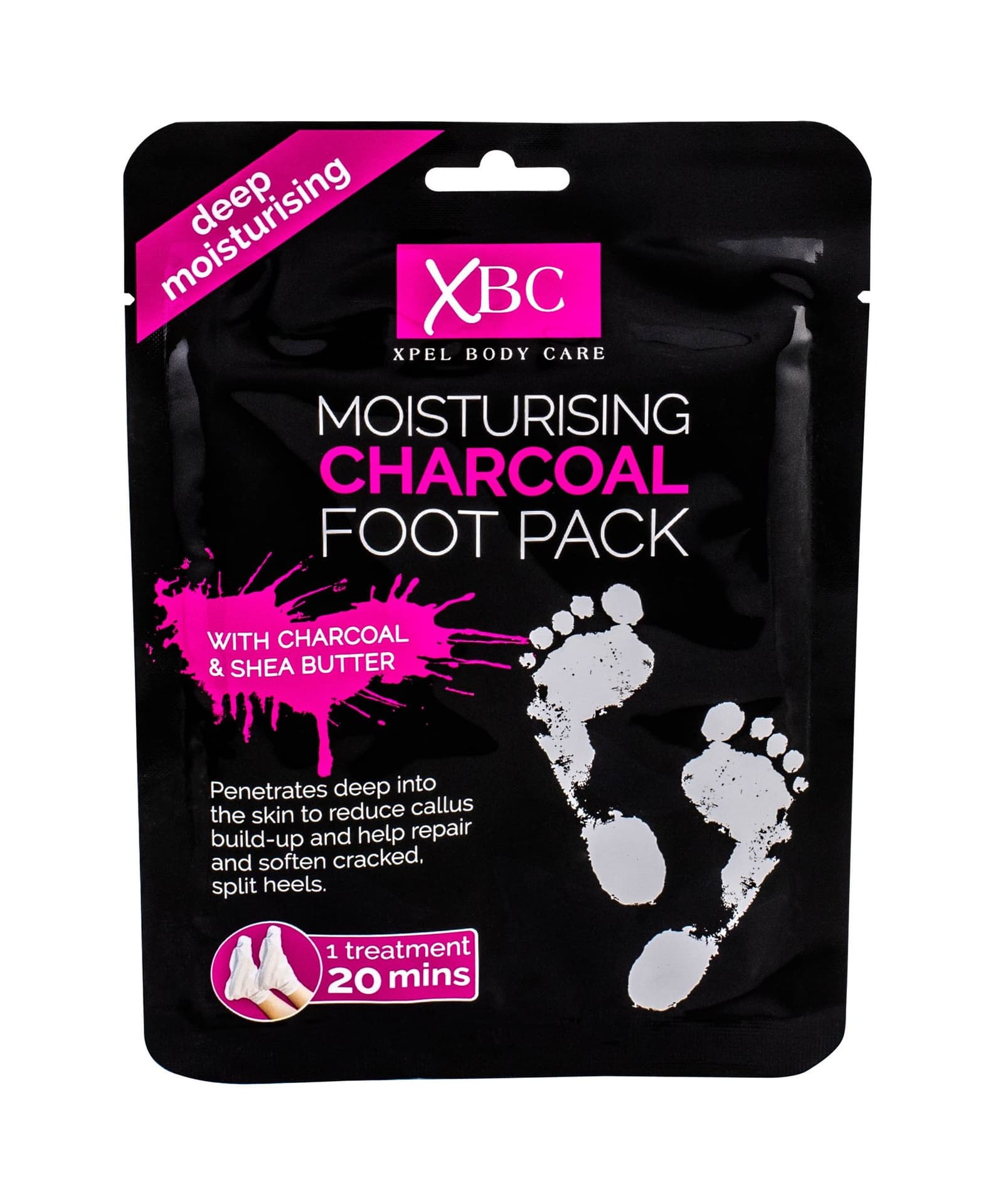 

Xpel Charcoal Body Care Foot Pack Maseczka do nóg 1 szt (W)