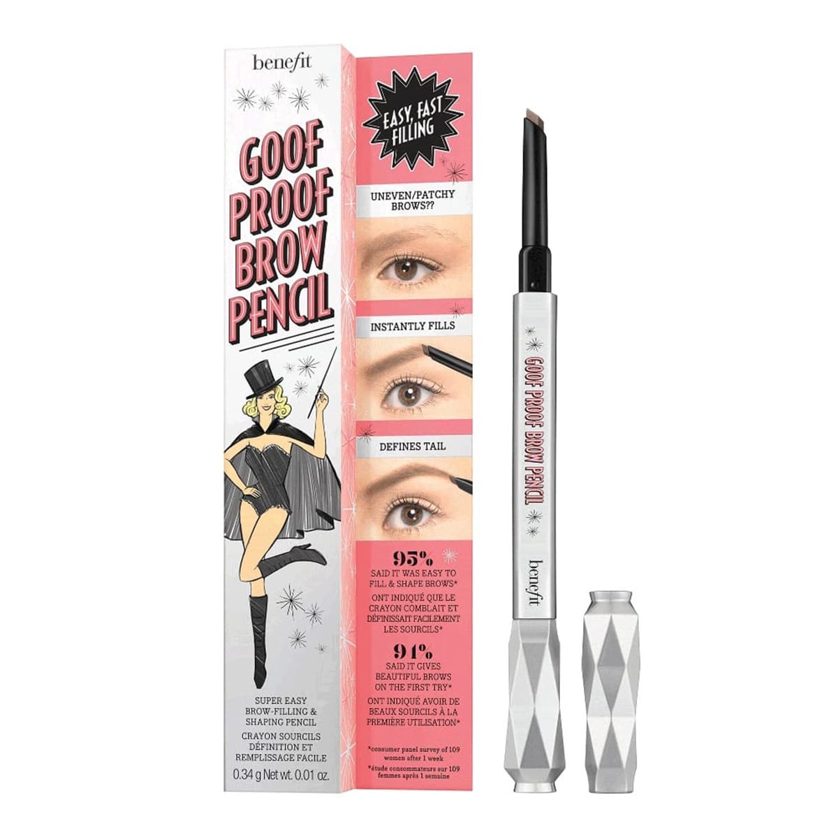 

BENEFIT Goof Proof Brow Pencil konturówka do brwi Warm Light Brown 34g