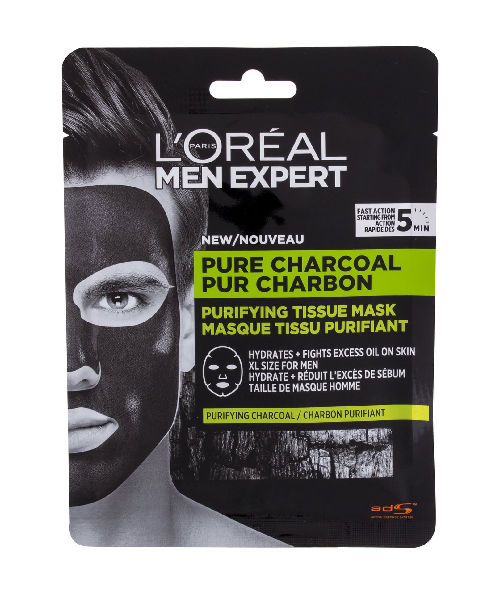 

L´Oréal Paris Pure Charcoal Men Expert Maseczka do twarzy 30g (M)