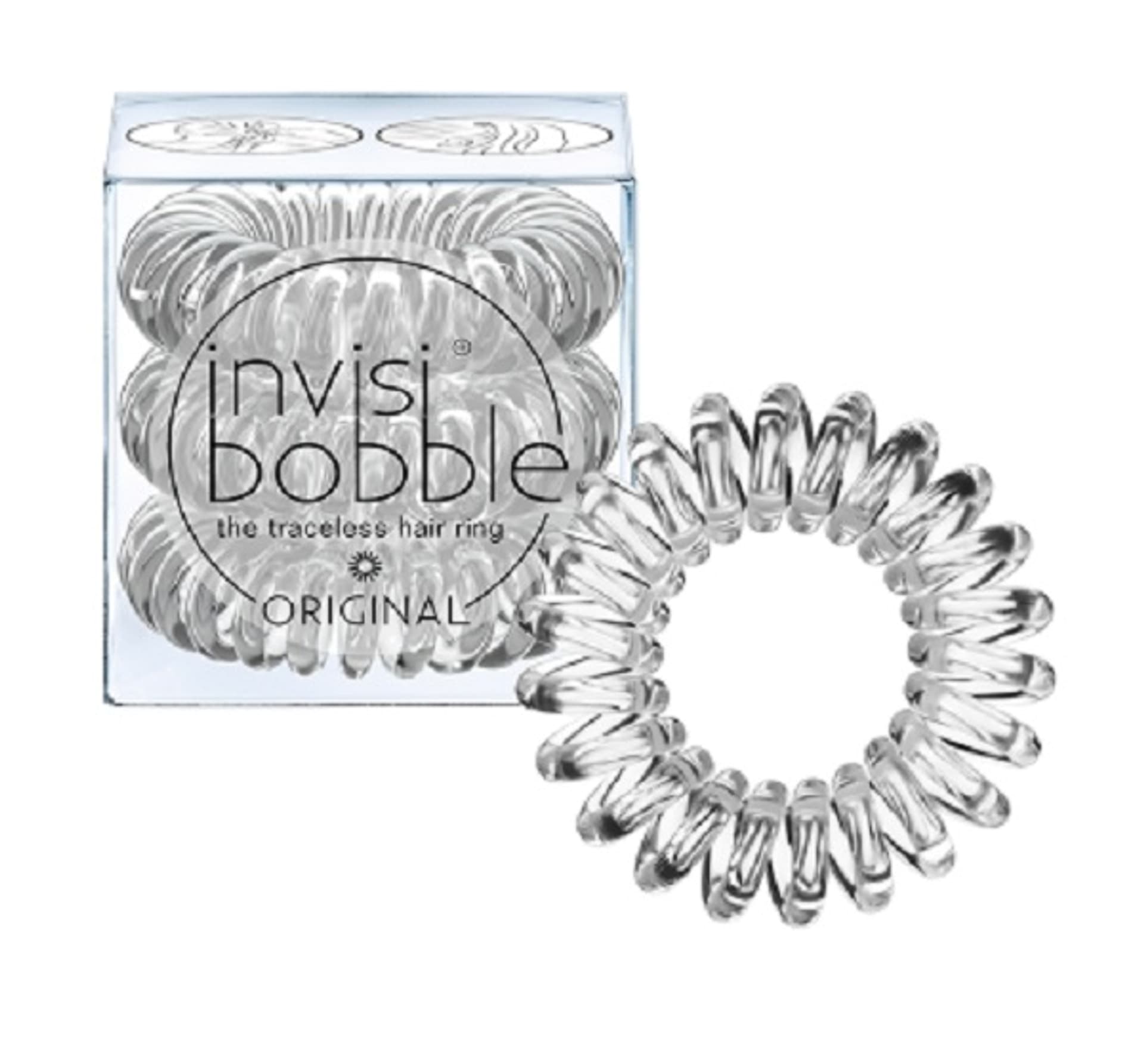 

INVISIBOBBLE Original Hair Ring 3 gumki do włosów Crystal Clear