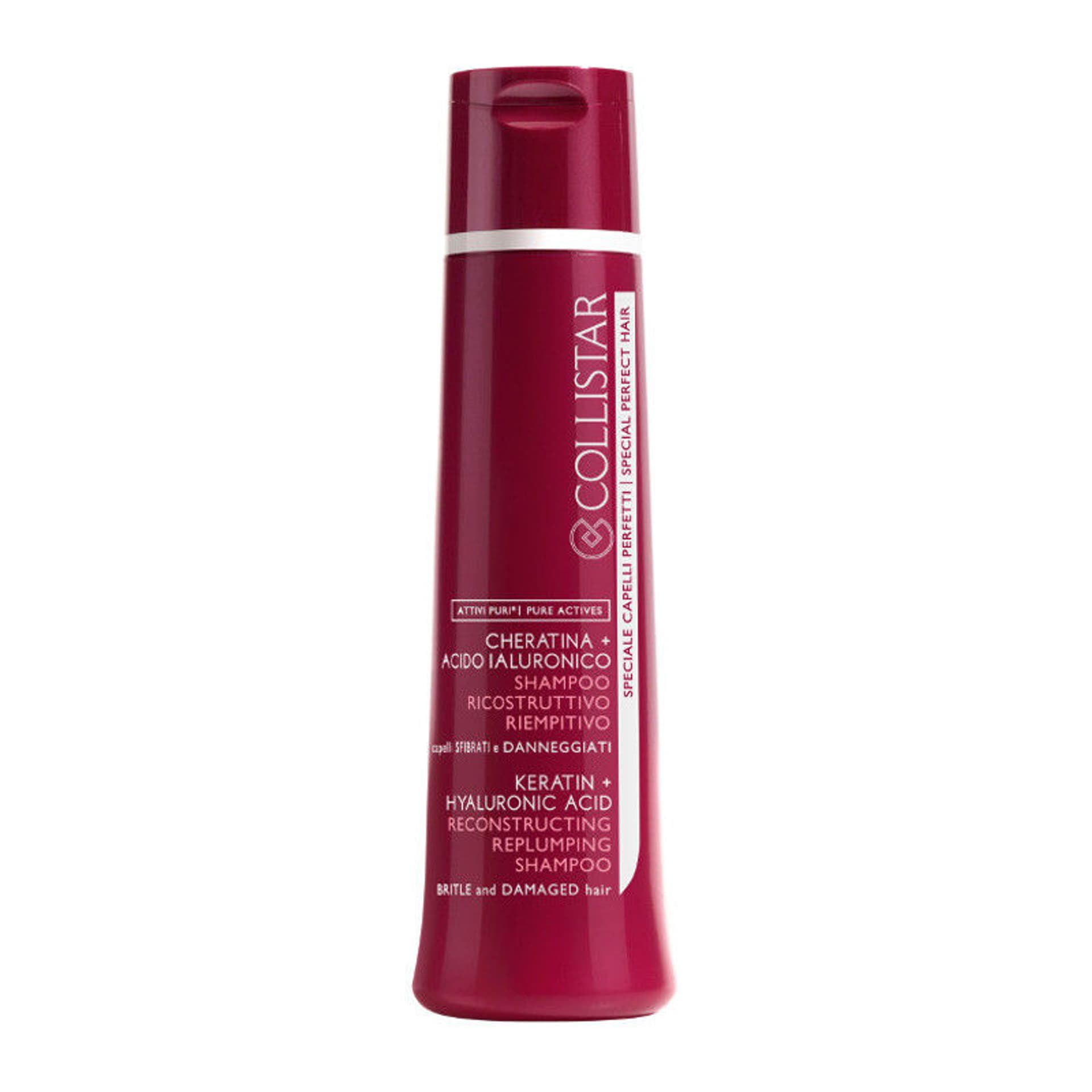 

Collistar Keratin Hyaluronic Acid Reconstructing Shampoo szampon do włosów z kwasem hialuronowym 250ml