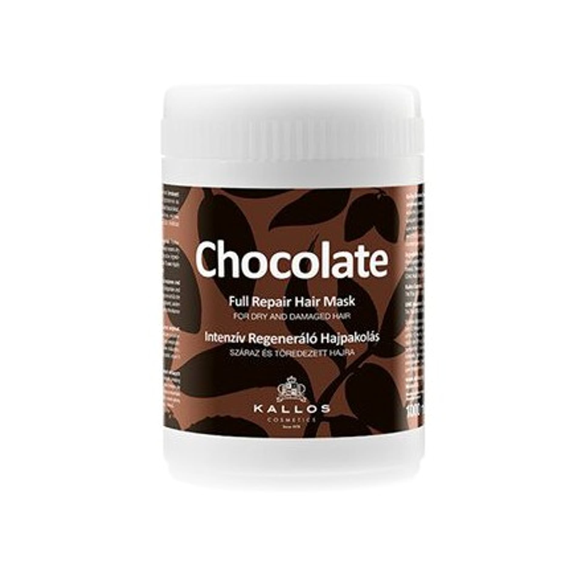 

Kallos Chocolate Full Repair Hair Mask intensywna regenerująca maska czekoladowa do włosów suchych i łamiących się 1000ml