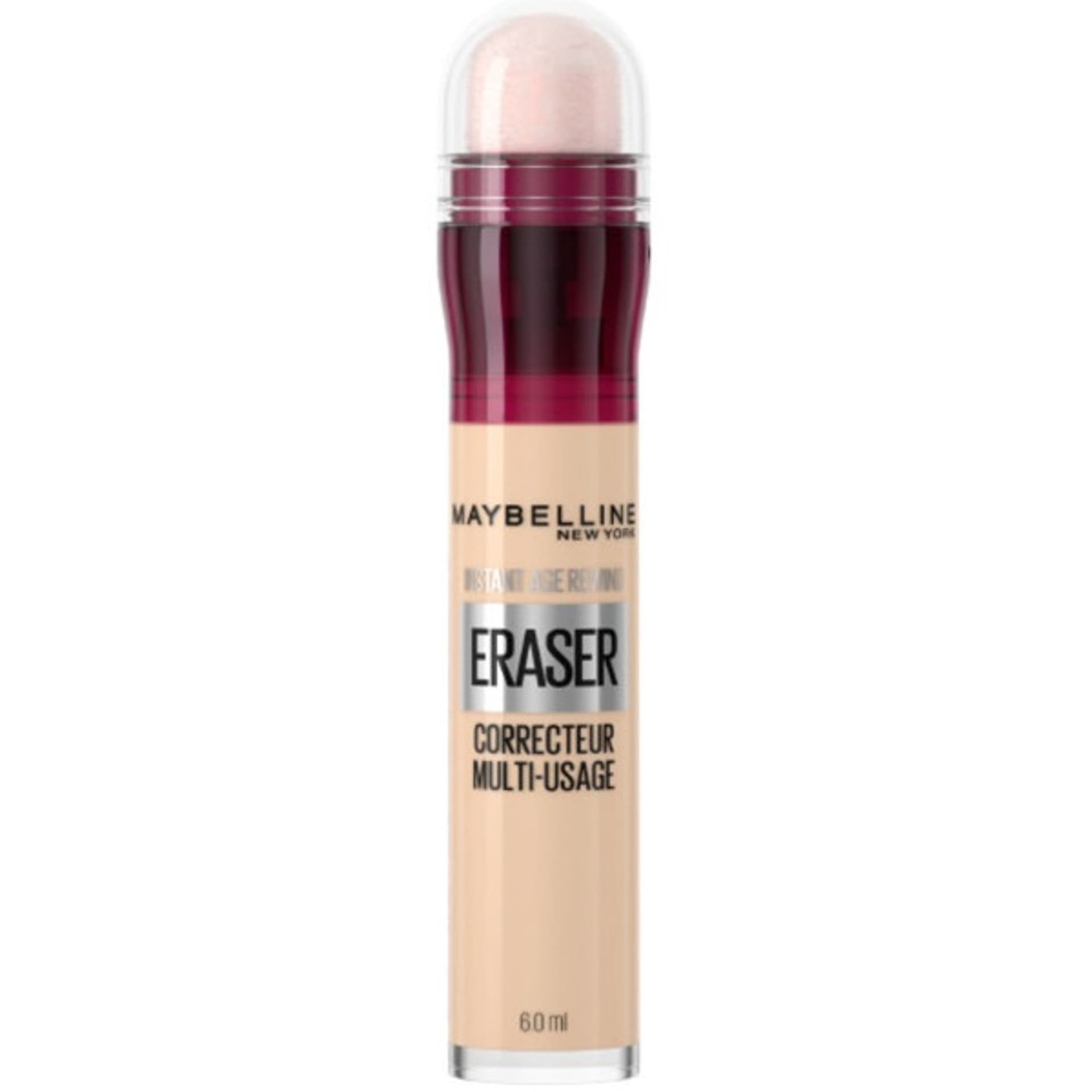 

Maybelline Instant Ani-Age Eraser Concealer korektor do twarzy z gąbeczką 00 Ivory 6.8ml