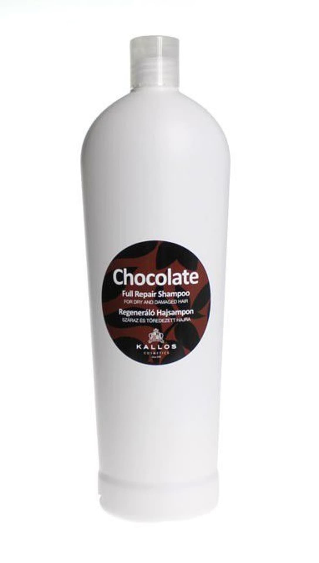 

Kallos Chocolate Full Repair Shampoo regenerujący szampon czekoladowy do włosów suchych i łamiących się 1000ml
