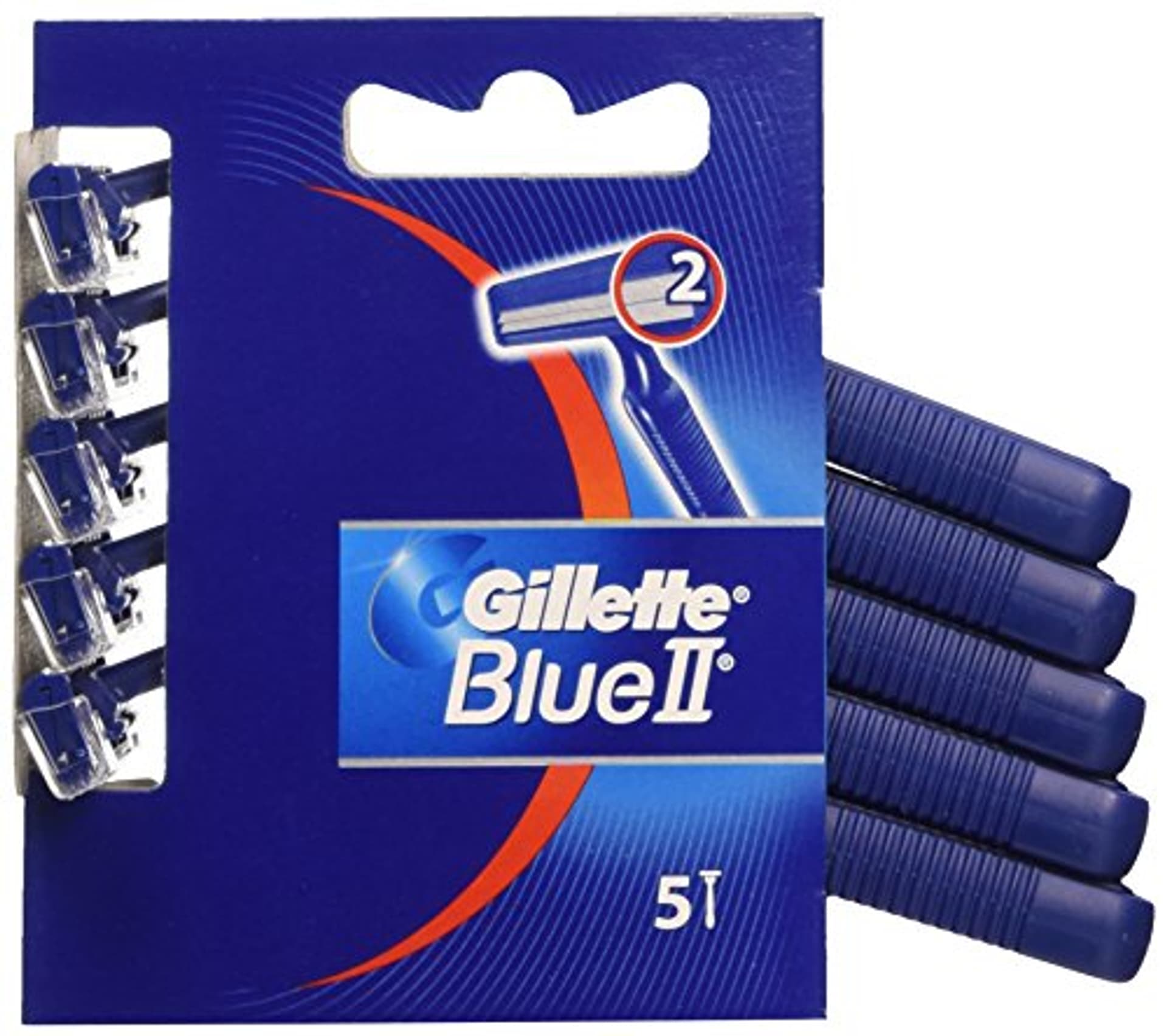 

Gillette Blue II jednorazowe maszynki do golenia dla mężczyzn 5szt