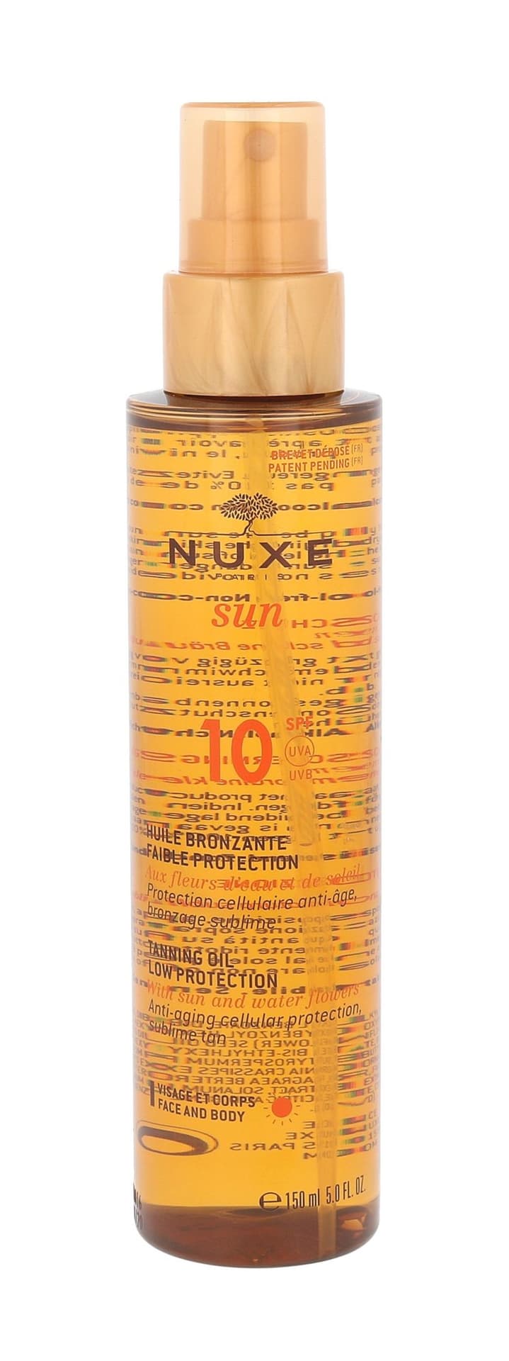 

NUXE Tanning Oil Sun SPF10 Preparat do opalania ciała 150ml (U)