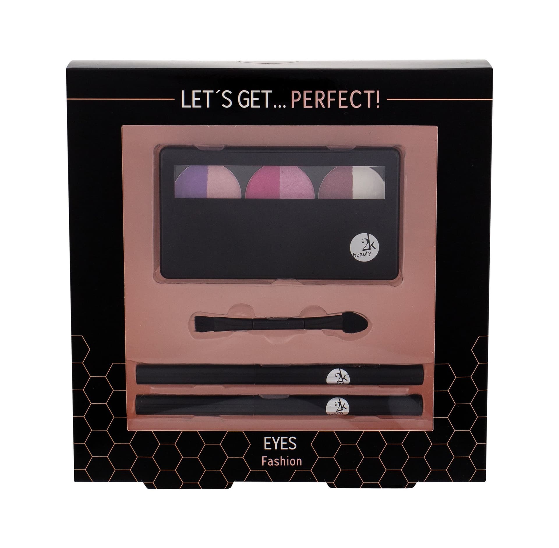

2K Fashion Perfect! Let´s Get Cienie do powiek 6,6g Paletka cieni do powiek 6,6g + Aplikator do cieni + Kredka do oczu 0,2g 086 + Kredka do oczu 0,2g 096 (W)