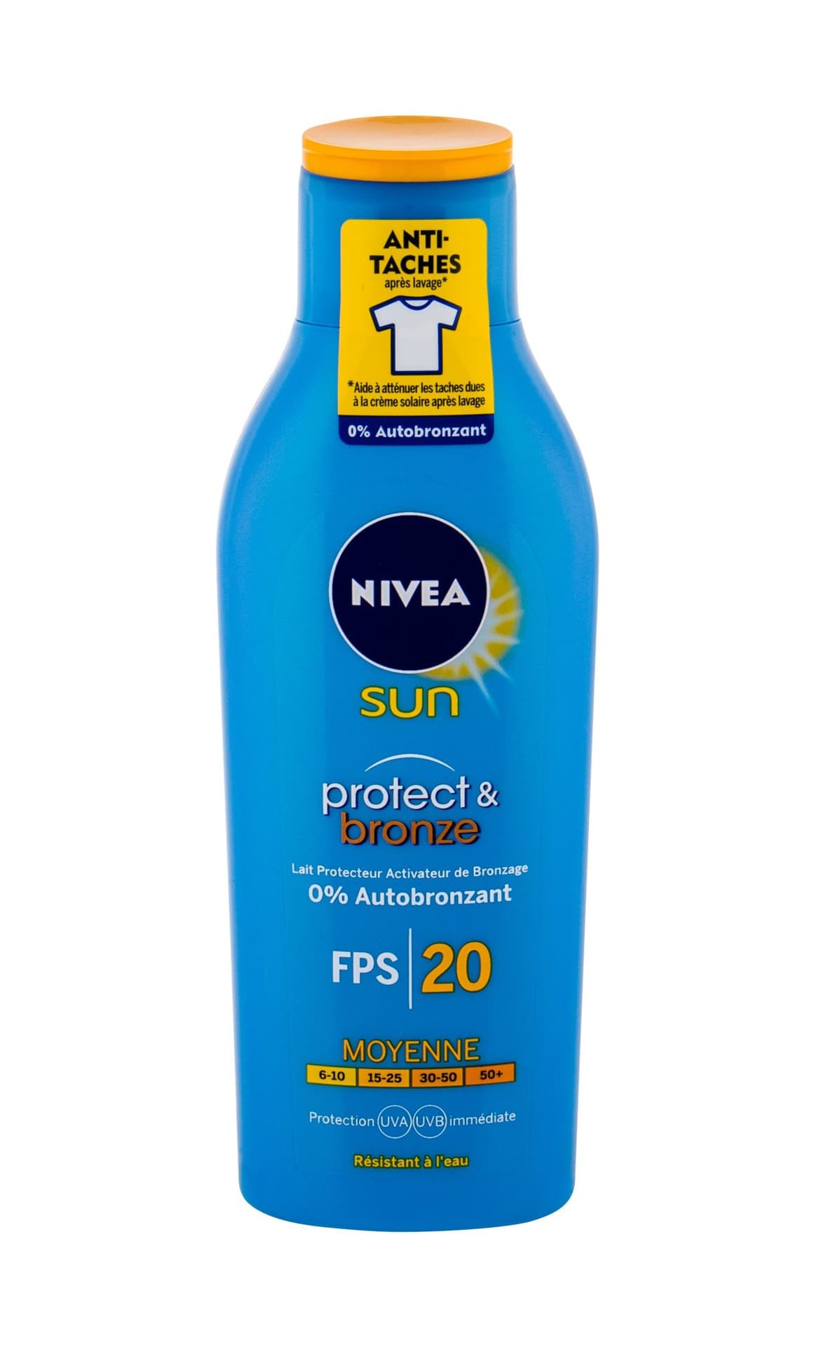 

Nivea Protect Bronze Sun Lotion Sun SPF20 Preparat do opalania ciała 200ml (U)