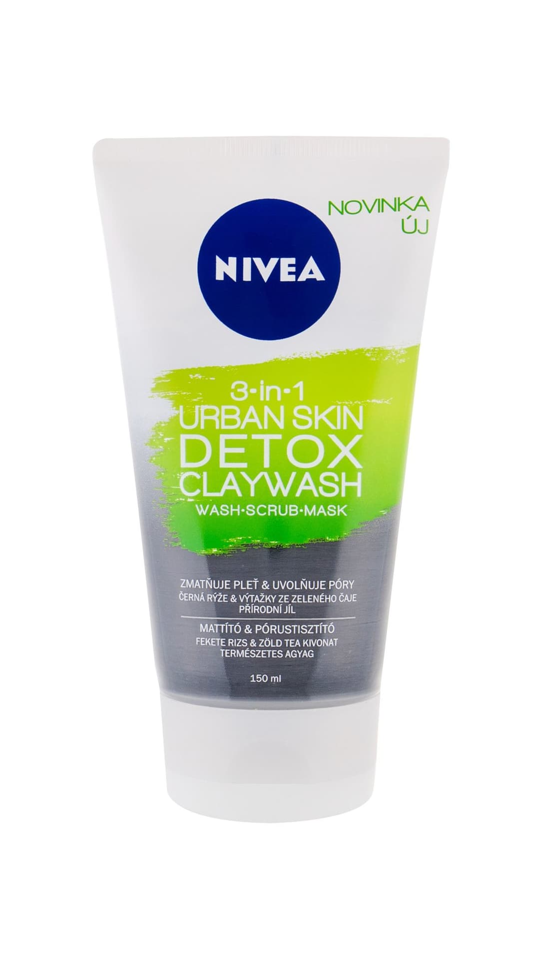 

Nivea Claywash 3-in-1 Urban Skin Detox Krem oczyszczający 150ml (W)