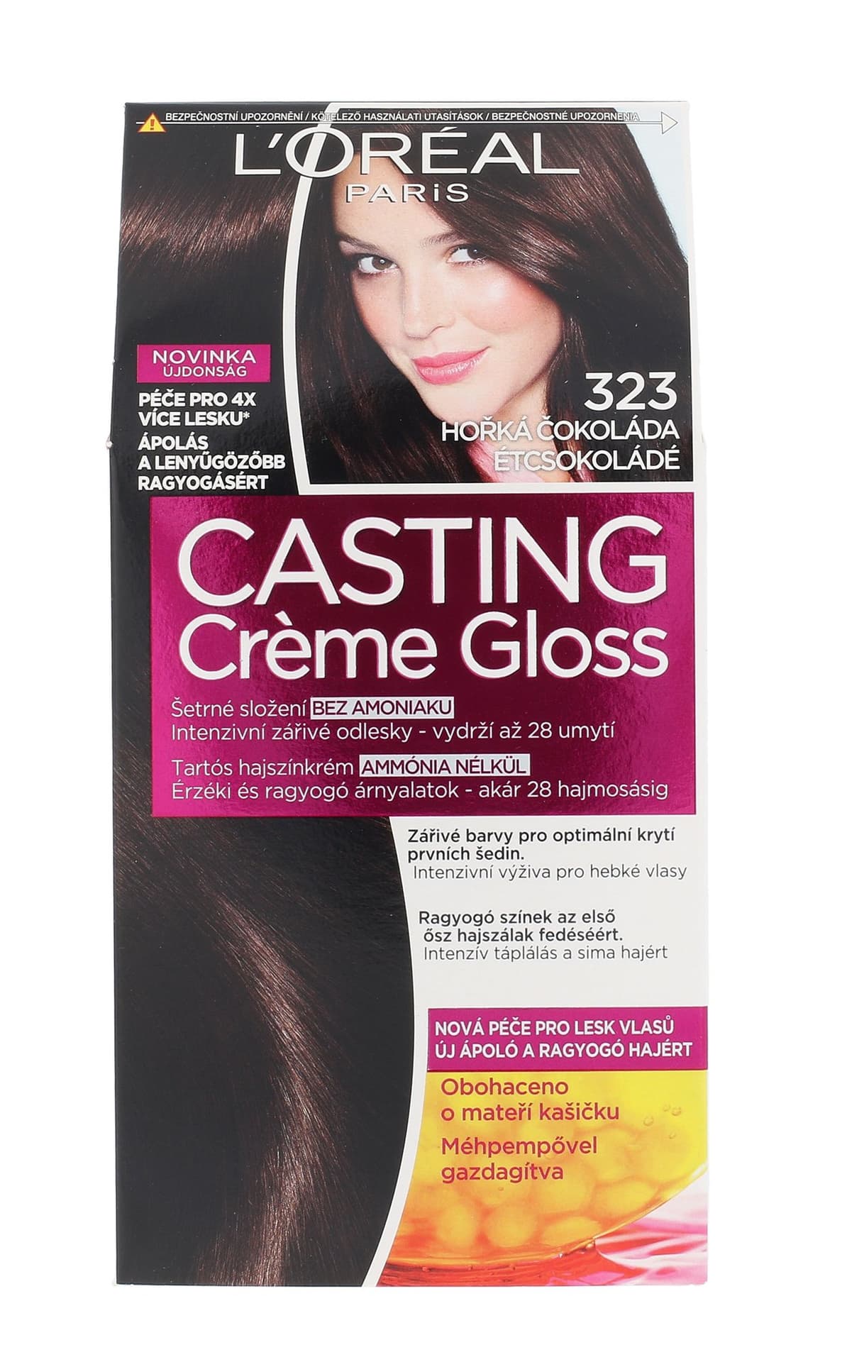 

L´Oréal Paris 323 Darkest Chocolate Casting Creme Gloss Farba do włosów 48ml (W)