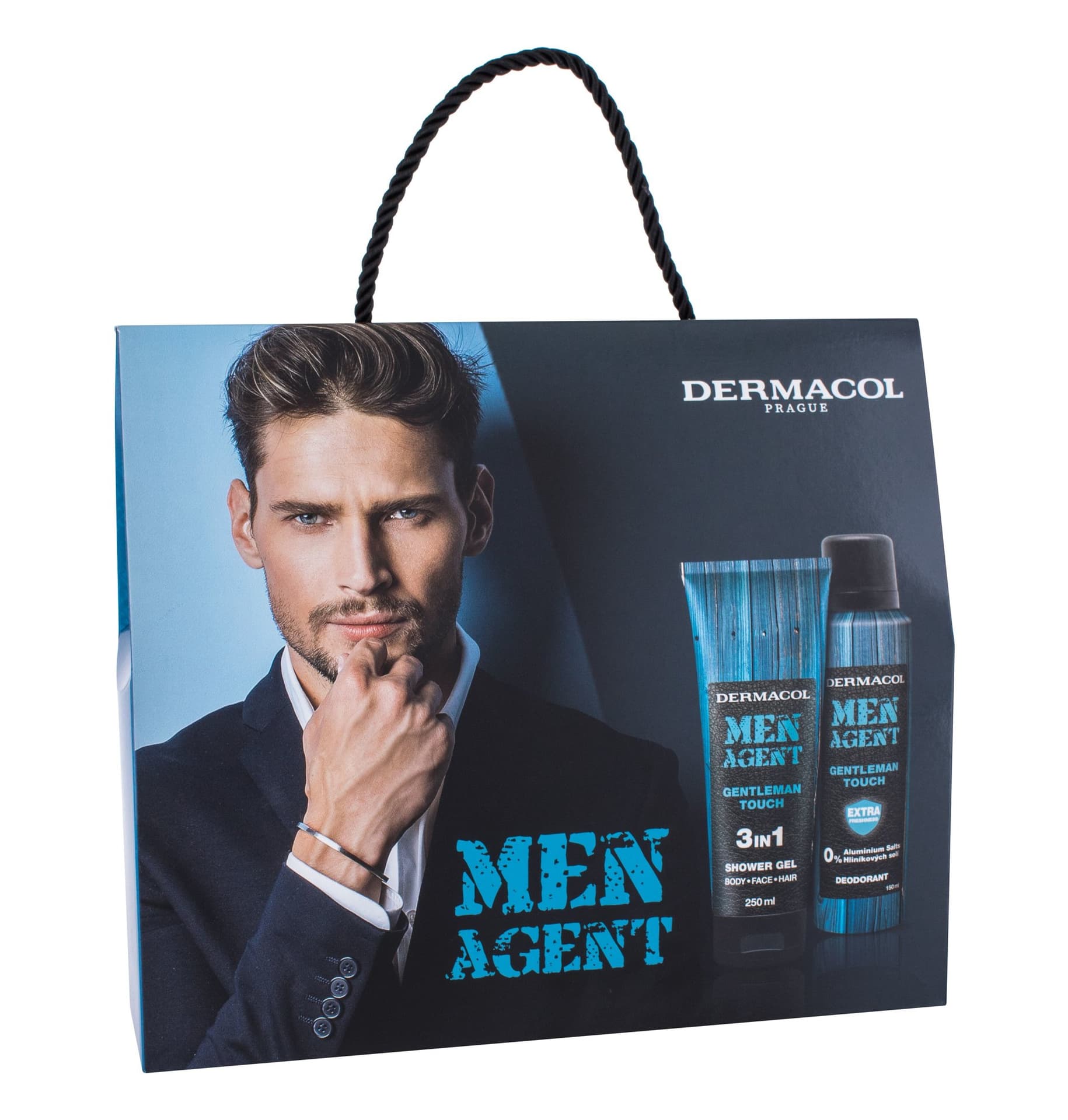 

Dermacol Gentleman Touch Men Agent 3in1 Żel pod prysznic 250ml Żel pod prysznic 250ml + dezodorant 150ml (M)
