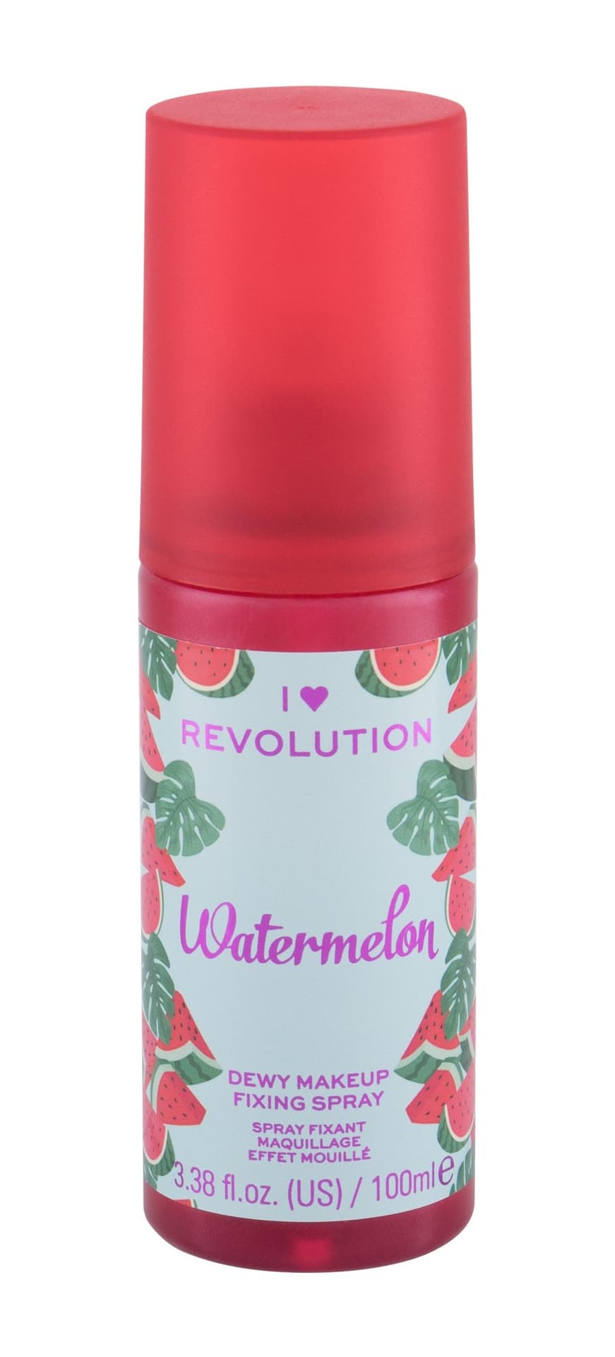 

Makeup Revolution London Fixing Spray I Heart Revolution Watermelon Utrwalacz makijażu 100ml (W)