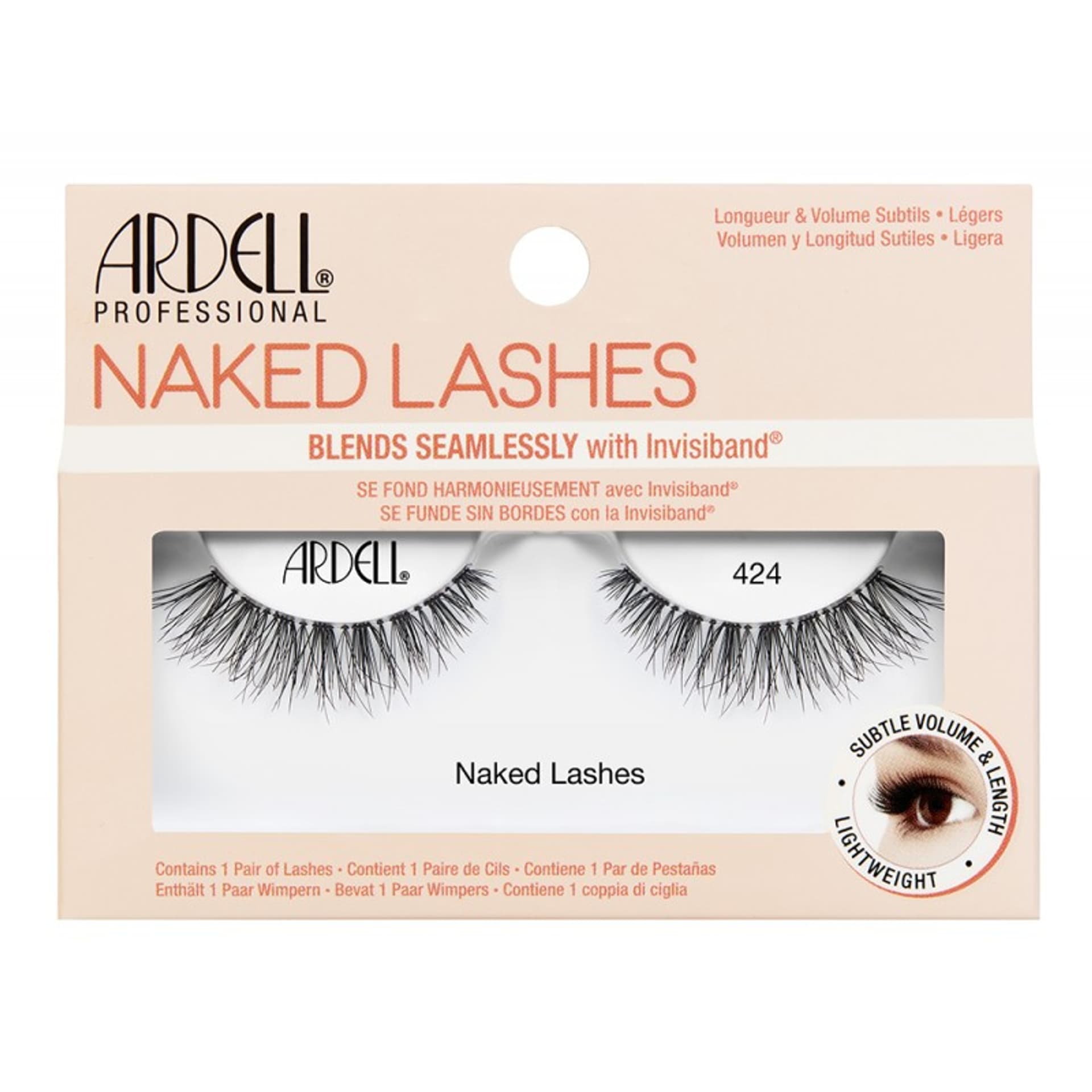 

Ardell Black 424 Naked Lashes Sztuczne rzęsy 1 szt (W)