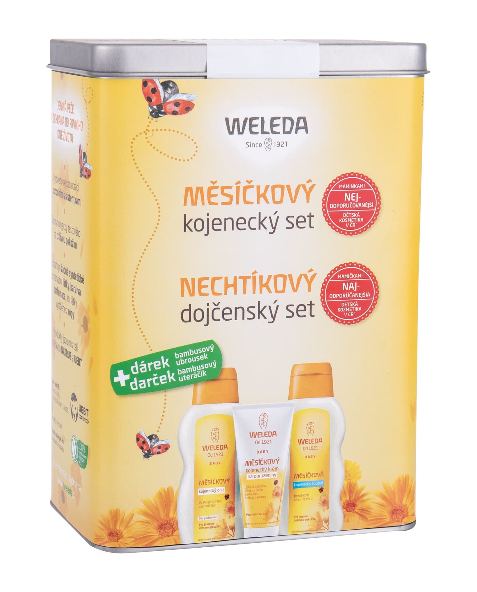 

Weleda Calendula Oil Baby Set Olejek do ciała 200ml Olejek dla karmiących 200ml + Krem na odparzenia 75ml + Płyn do kąpieli 200ml (K)