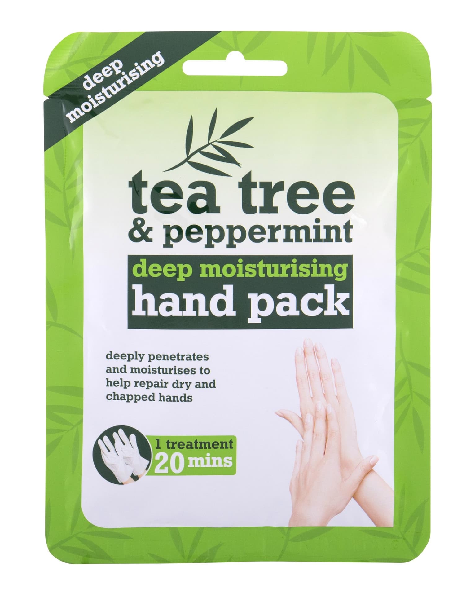 

Xpel Tea Tree Peppermint Deep Moisturising Hand Pack Tea Tree Rękawiczki nawilżające 1 szt (W)