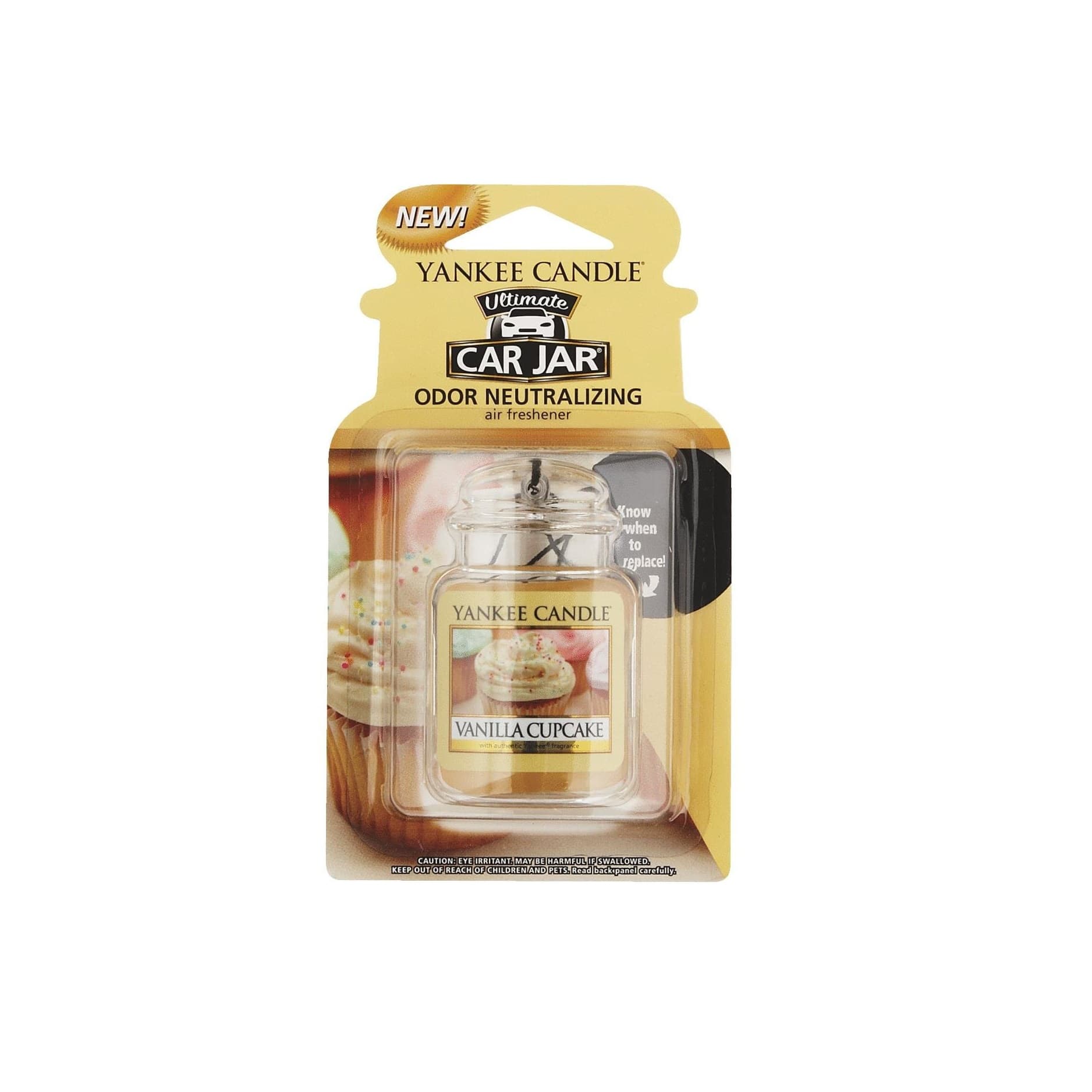 

Yankee Candle Car Jar Vanilla Cupcake Zapach samochodowy 1 szt (U)