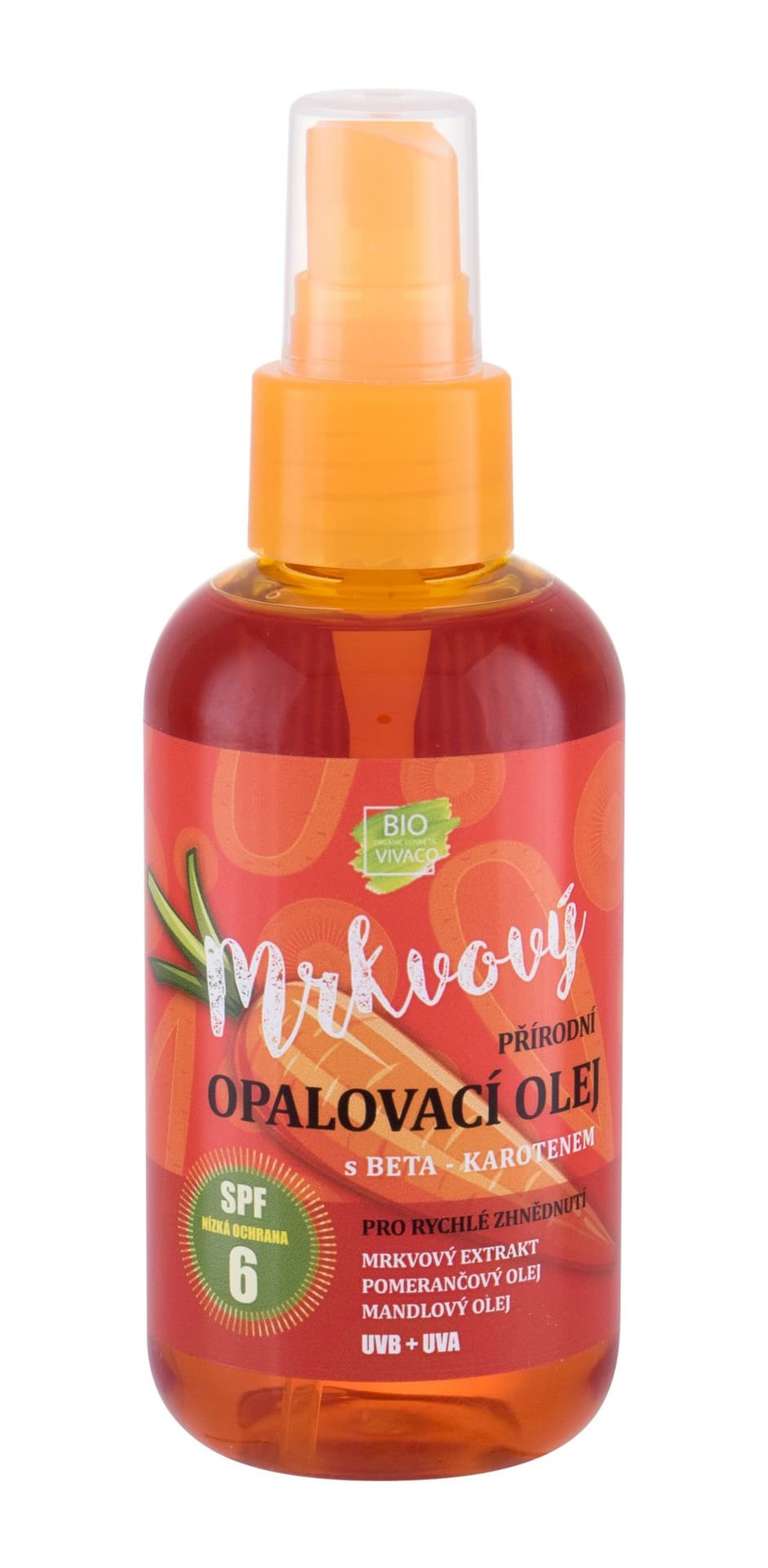 

Vivaco Carrot Suntan Oil Bio SPF6 Preparat do opalania ciała 150ml (U)