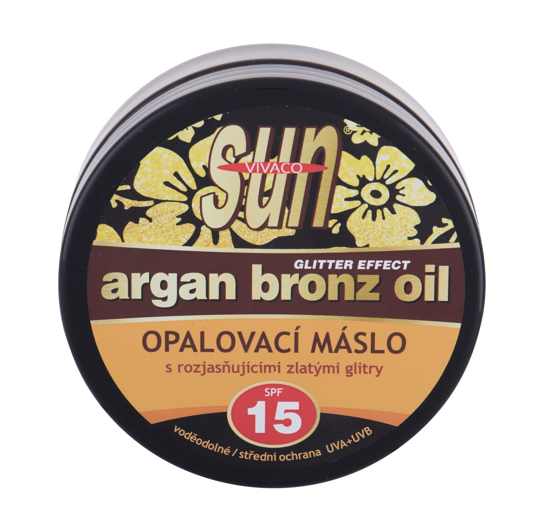 

Vivaco Argan Bronz Oil Sun Glitter Effect SPF15 Preparat do opalania ciała 200ml (U)